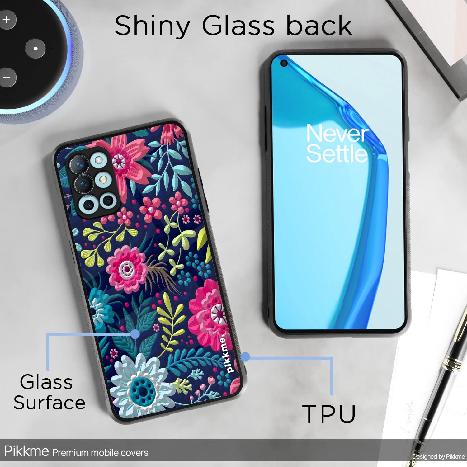 Pikkme OnePlus 8T Flower mobile back cover – photo 3