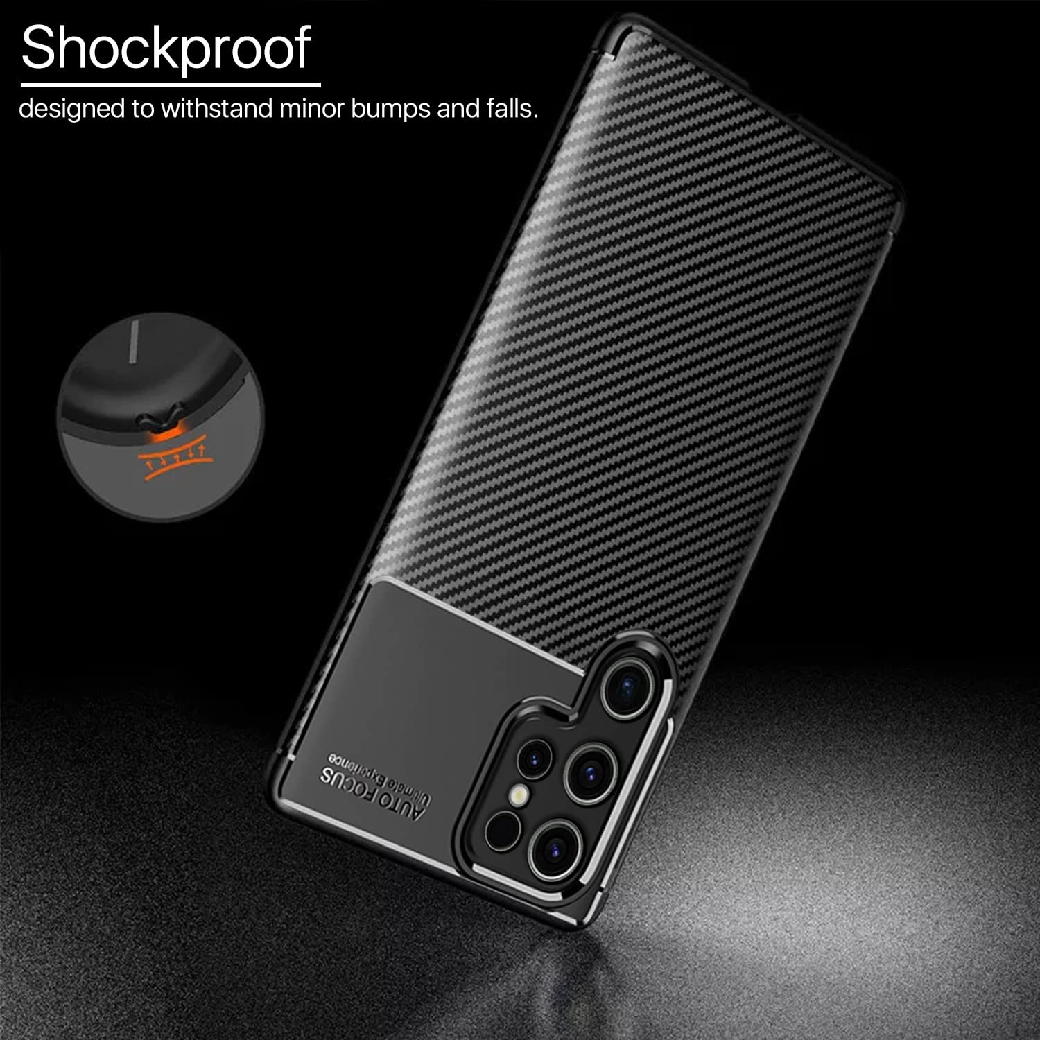 Black Carbon mobile back cover for Samsung S23 Ultra 5G – Pikkme – photo 4