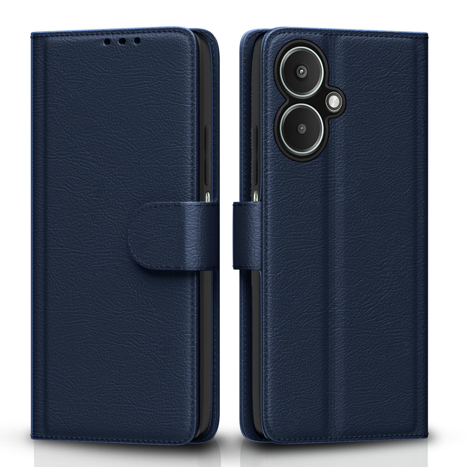 Blue Wallet mobile flip cover for Redmi 13C 5G – Pikkme