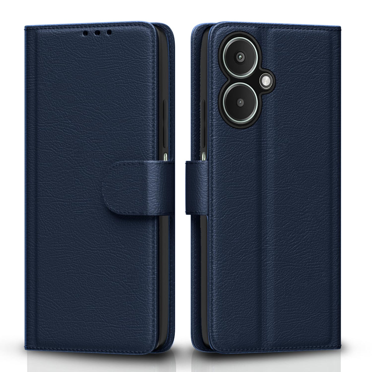 Blue Wallet mobile flip cover for Redmi 13C 5G – Pikkme