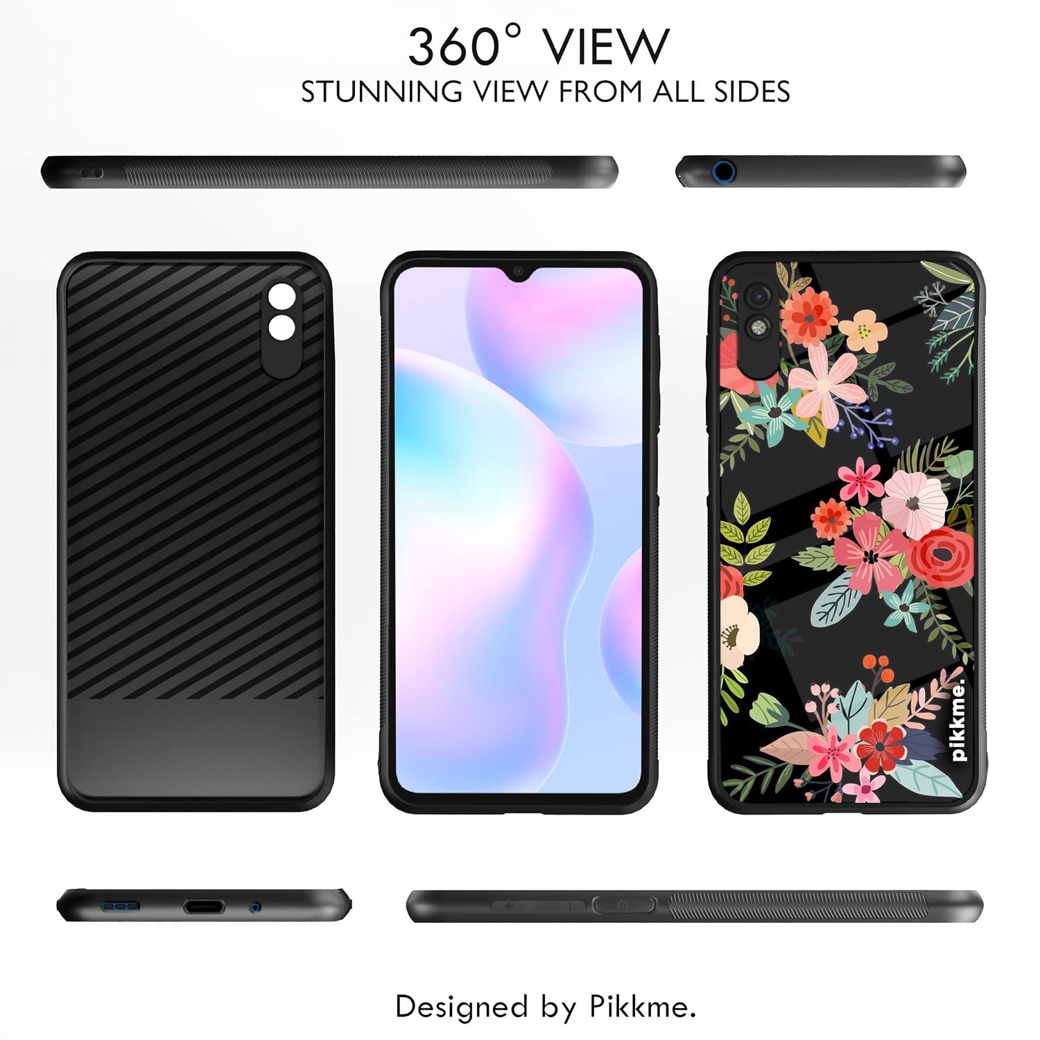 Pikkme Redmi 9A/9i/9A Sport Flower mobile cover – photo 2