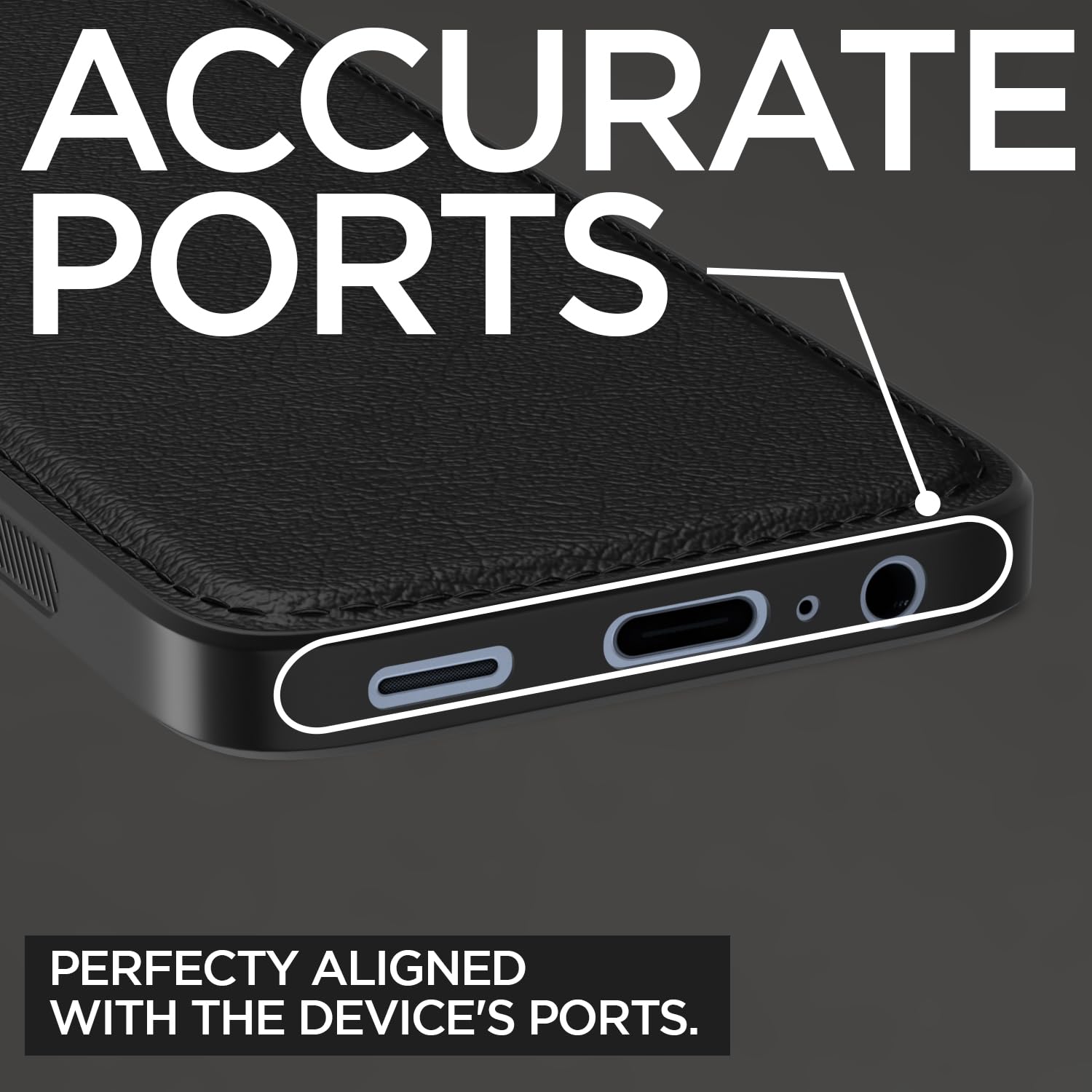 Samsung A25 5G Leather back cover in black by Pikkme – photo 4