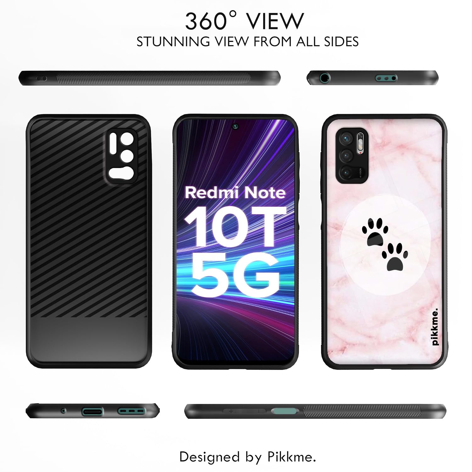 Pikkme Redmi Note 10T/Poco M3 Pro 5G Hybrid mobile back cover – photo 2