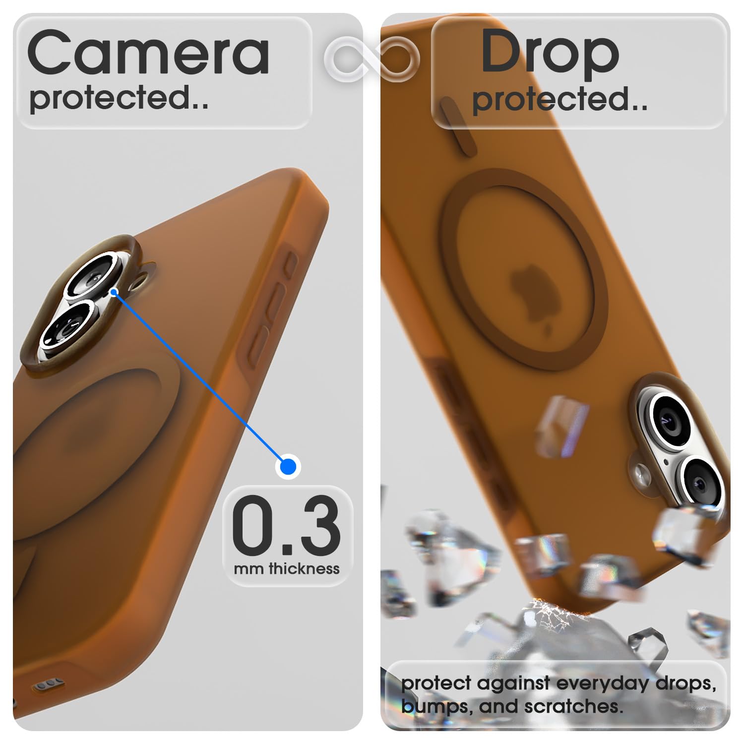 Brown mobile back cover for iPhone 17 – Pikkme – photo 6