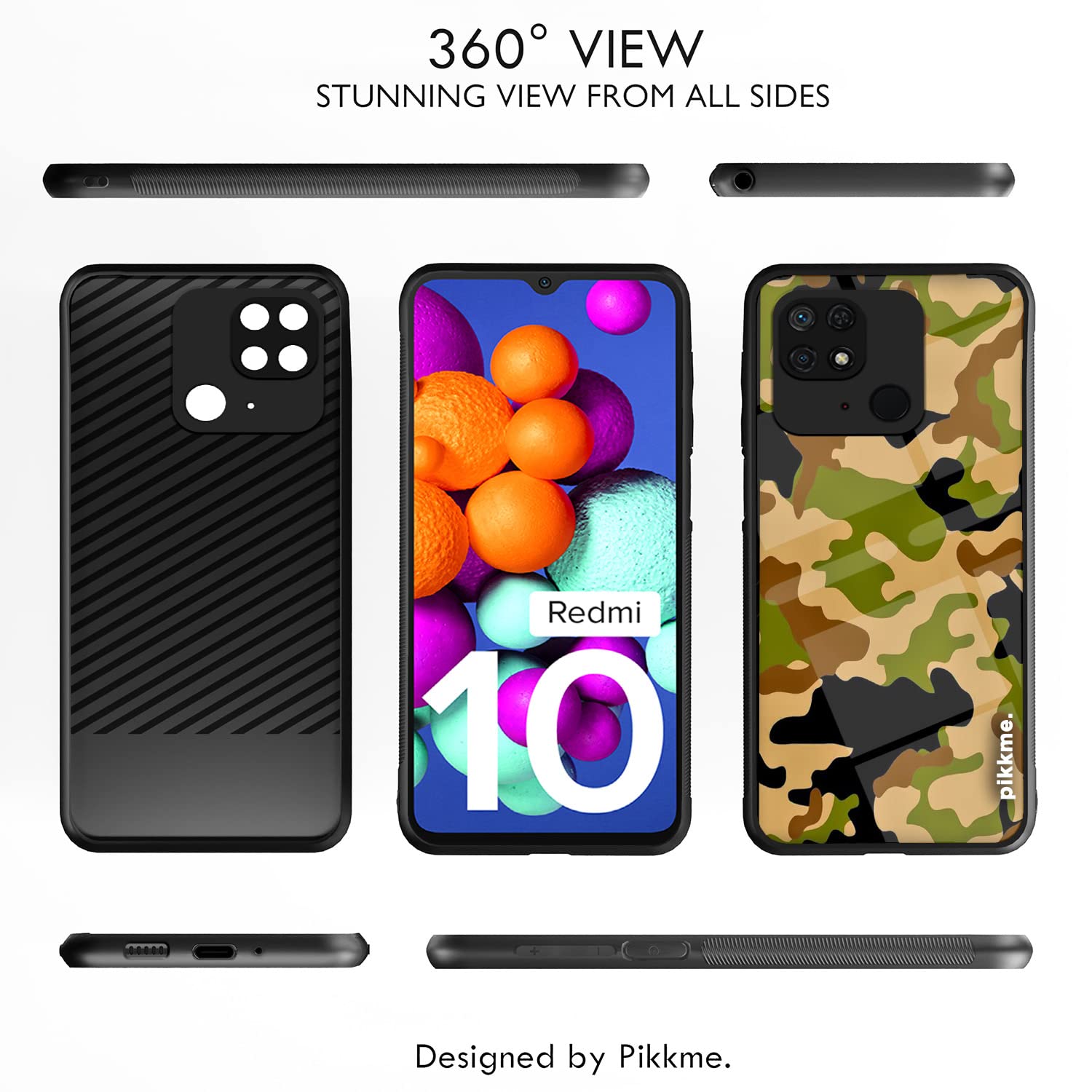 Pikkme Hybrid mobile back cover for Redmi 10/10 Power – photo 2