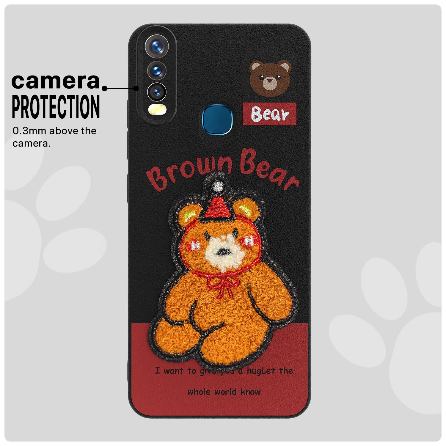 Vivo Y12/Y15/Y17/U10 mobile back cover in cherry by Pikkme – photo 6