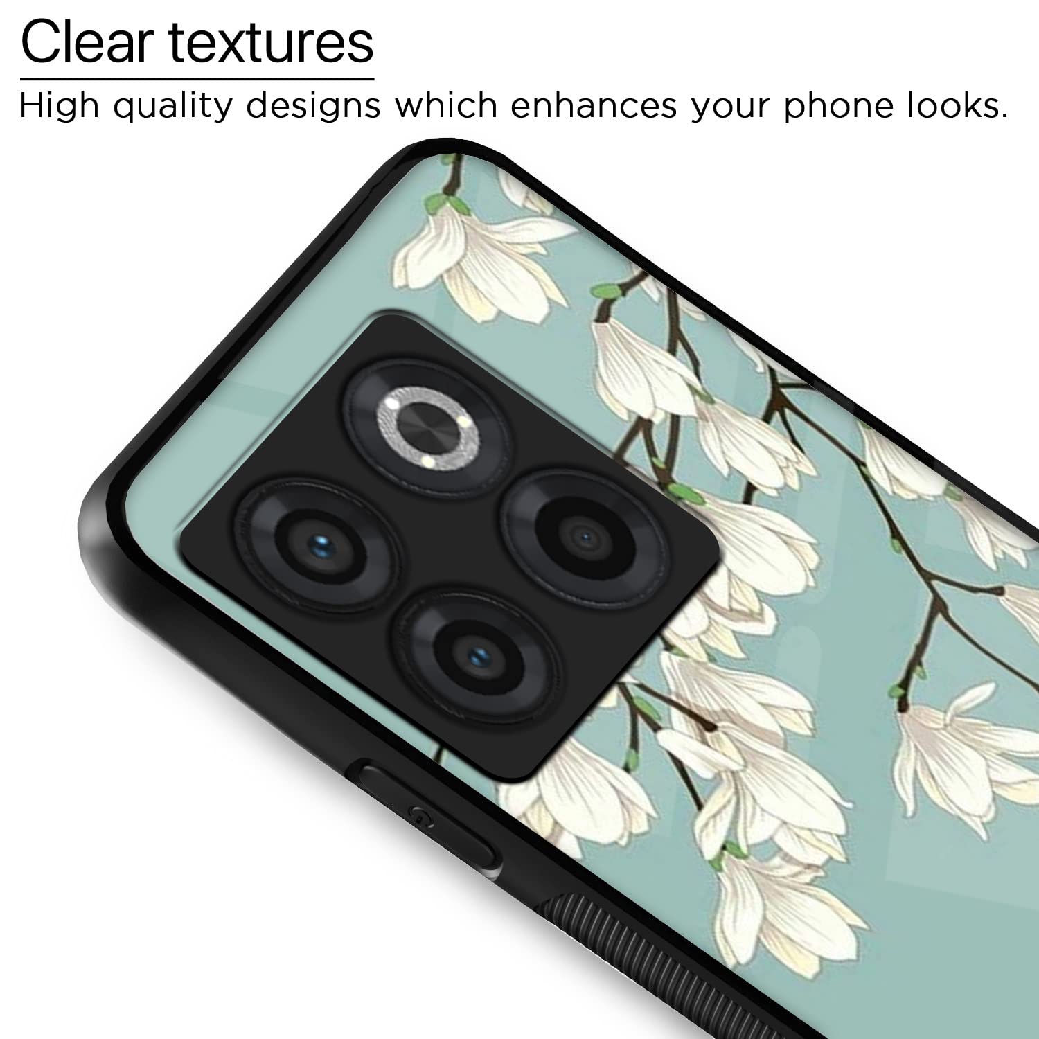 Pikkme OnePlus 10T 5G Flower mobile back cover – photo 4