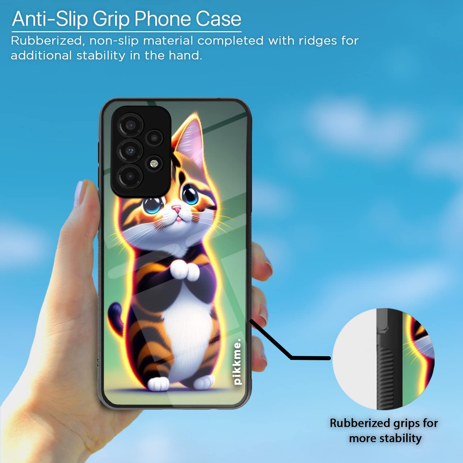 Pikkme Samsung A13 4G Cat mobile back cover – photo 5