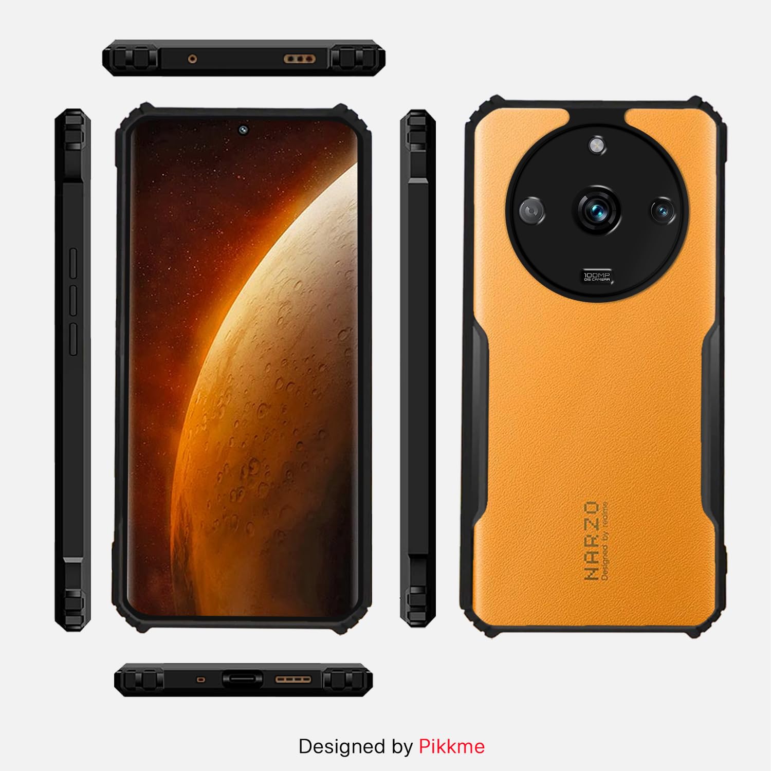 Realme Narzo 60 Pro 5G mobile cover in black by Pikkme – photo 3