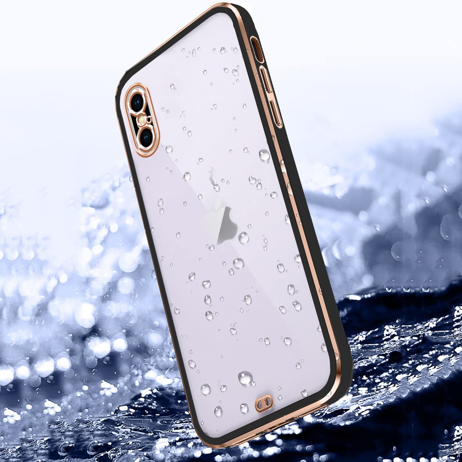 Black back cover for iPhone X/XS – Pikkme – photo 2