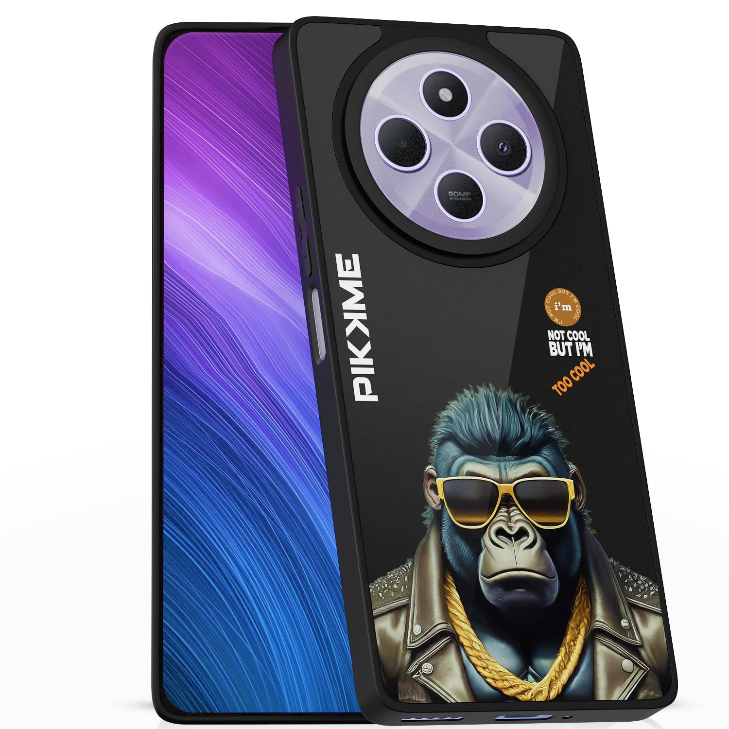 Pikkme Redmi A4/14C/Poco C75 5G Gorilla Swag mobile cover