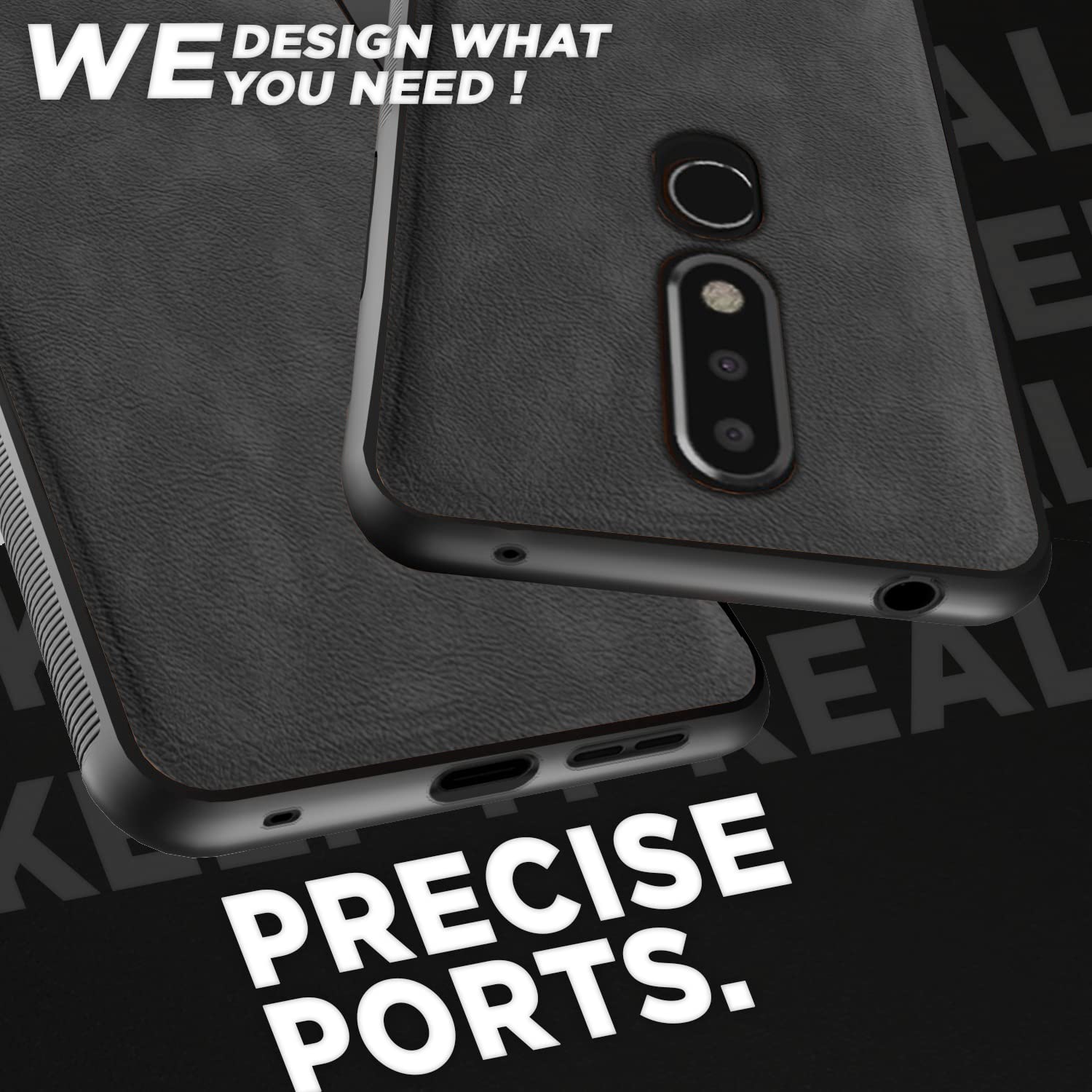Pikkme grey Leather mobile cover for Nokia 6.1 Plus – photo 4