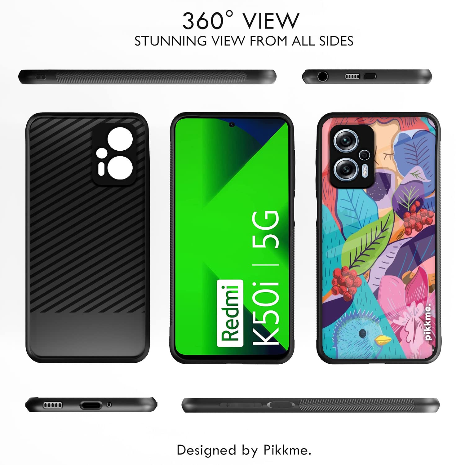 Redmi K50i 5G Hybrid mobile back cover by Pikkme – photo 2