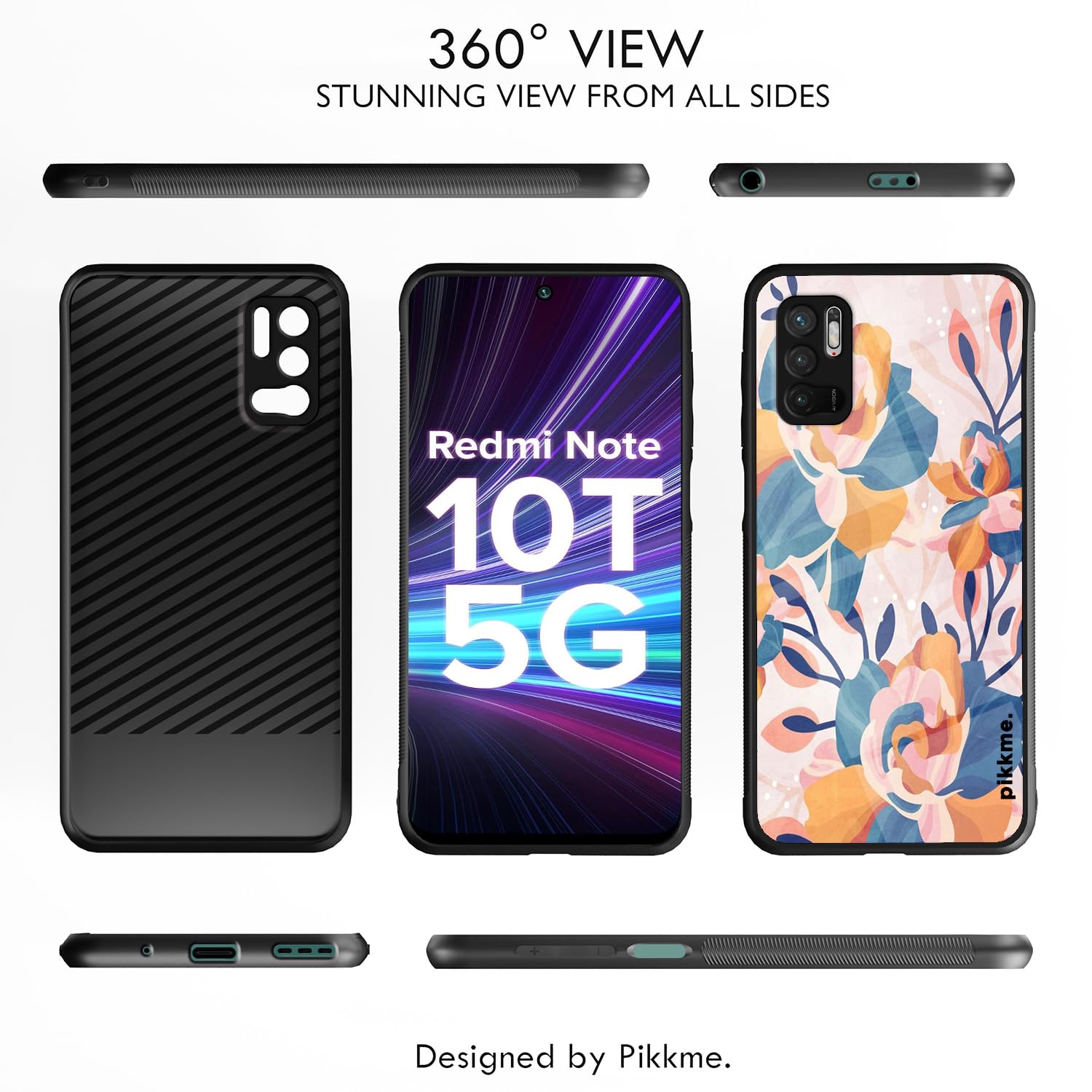 Pikkme Redmi Note 10T/Poco M3 Pro 5G Flower back cover – photo 2