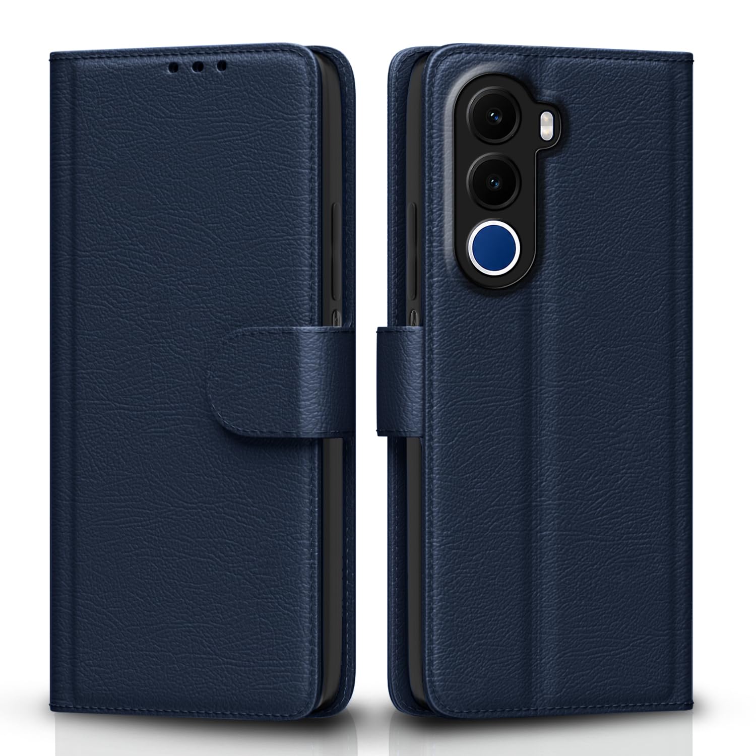Pikkme Realme C100x Wallet blue mobile flip cover