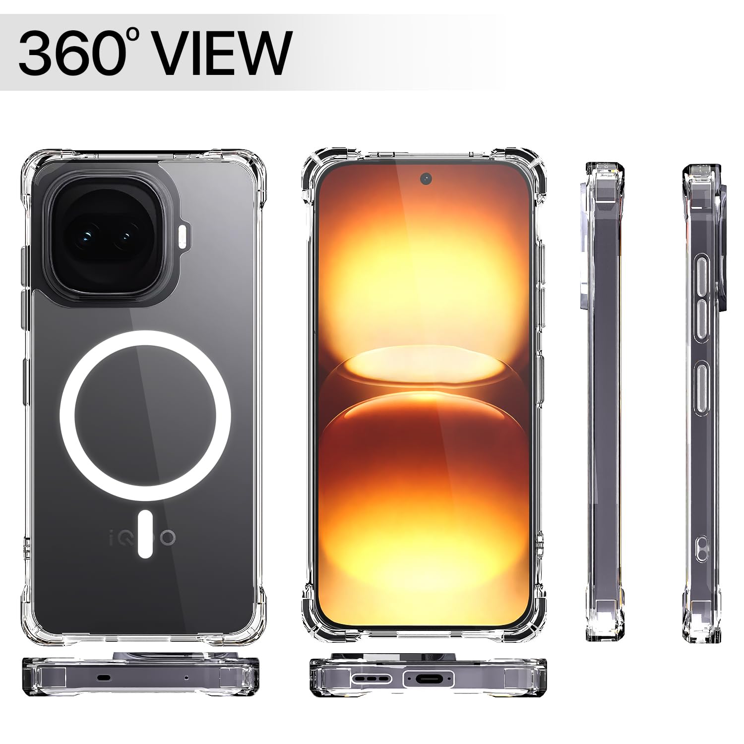 Pikkme iQOO 15R 5G MagSafe transparent mag-safe mobile back cover – photo 7