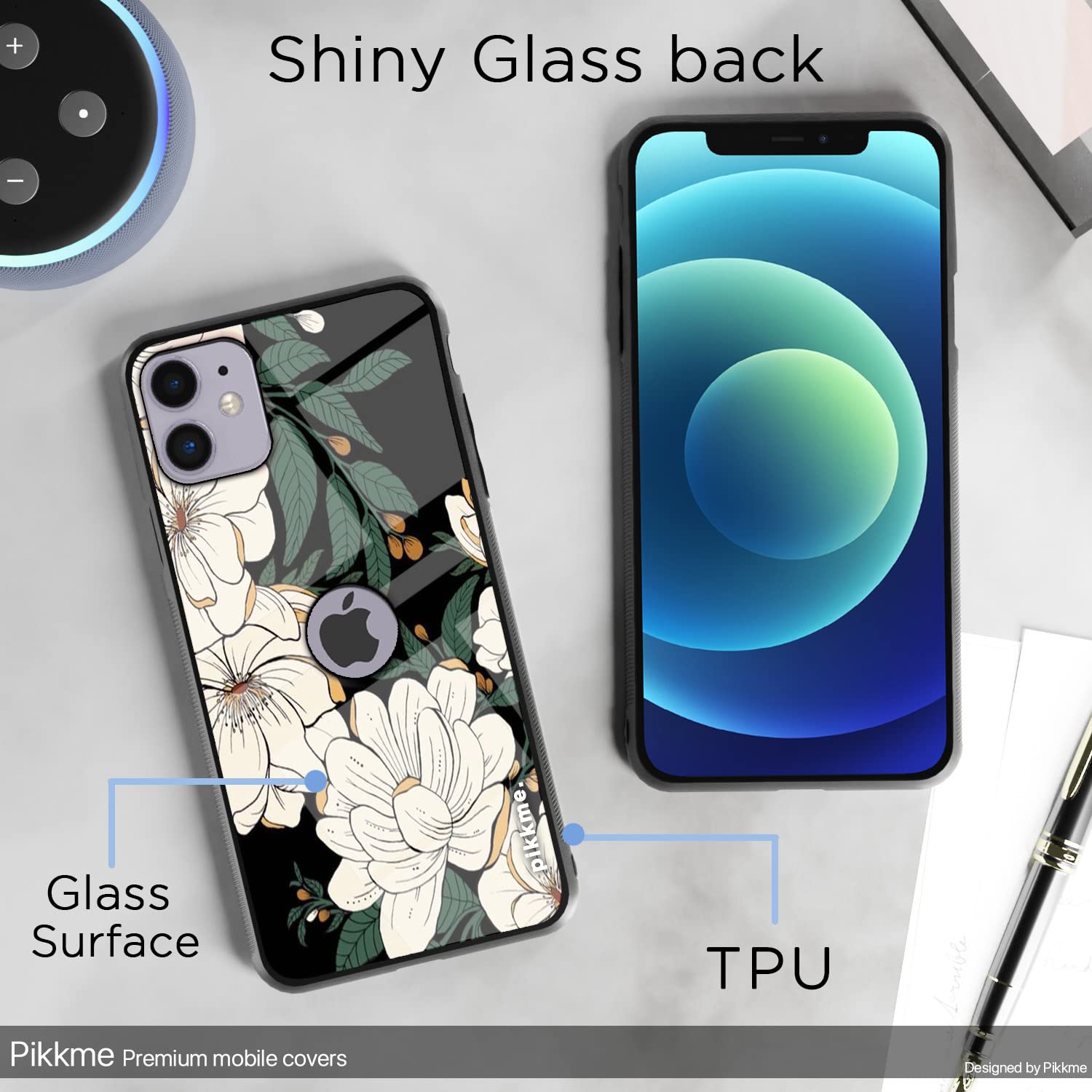 Pikkme iPhone 12 Flower mobile back cover – photo 3