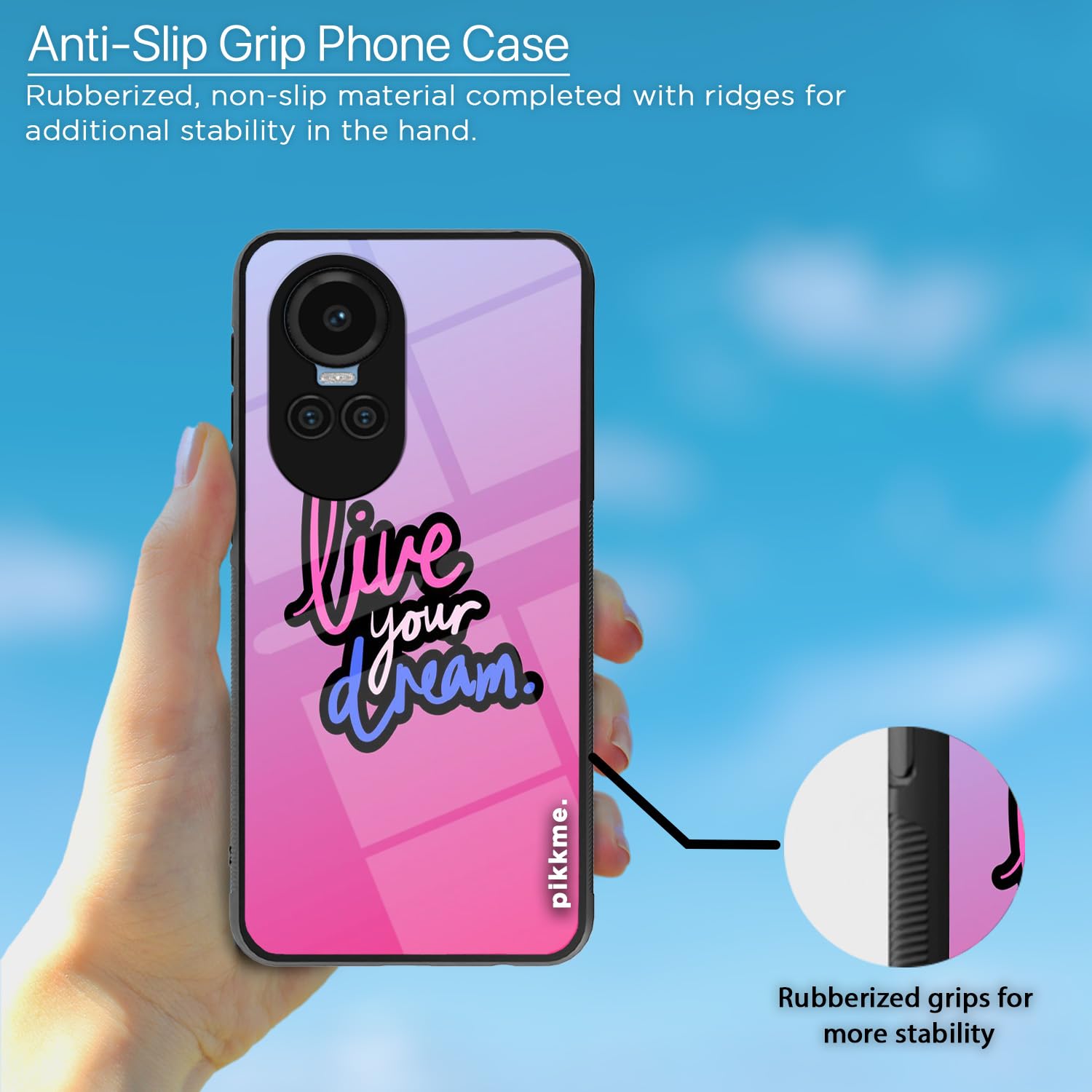 Oppo Reno 10 5G Hybrid back cover by Pikkme – photo 5