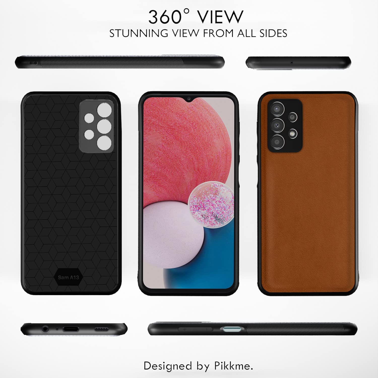 Camel Leather phone cover for Samsung A13 4G – Pikkme – photo 3