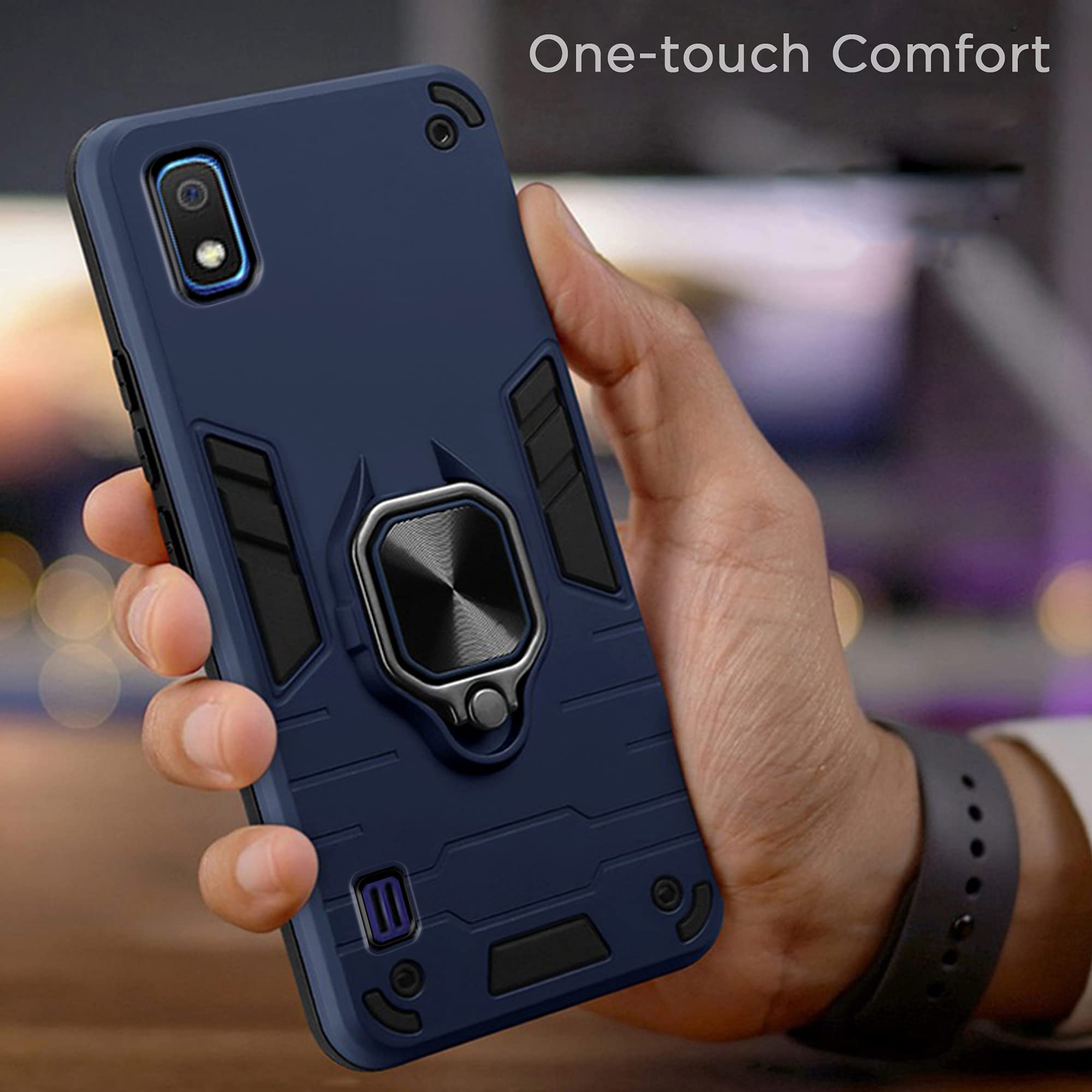 Blue phone cover for Samsung A10 – Pikkme – photo 5