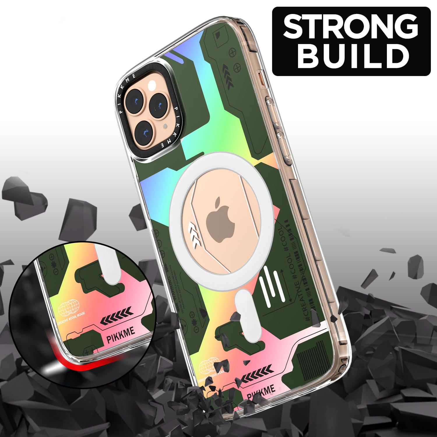 Pikkme iPhone 11 Pro Max green mobile back cover – photo 7