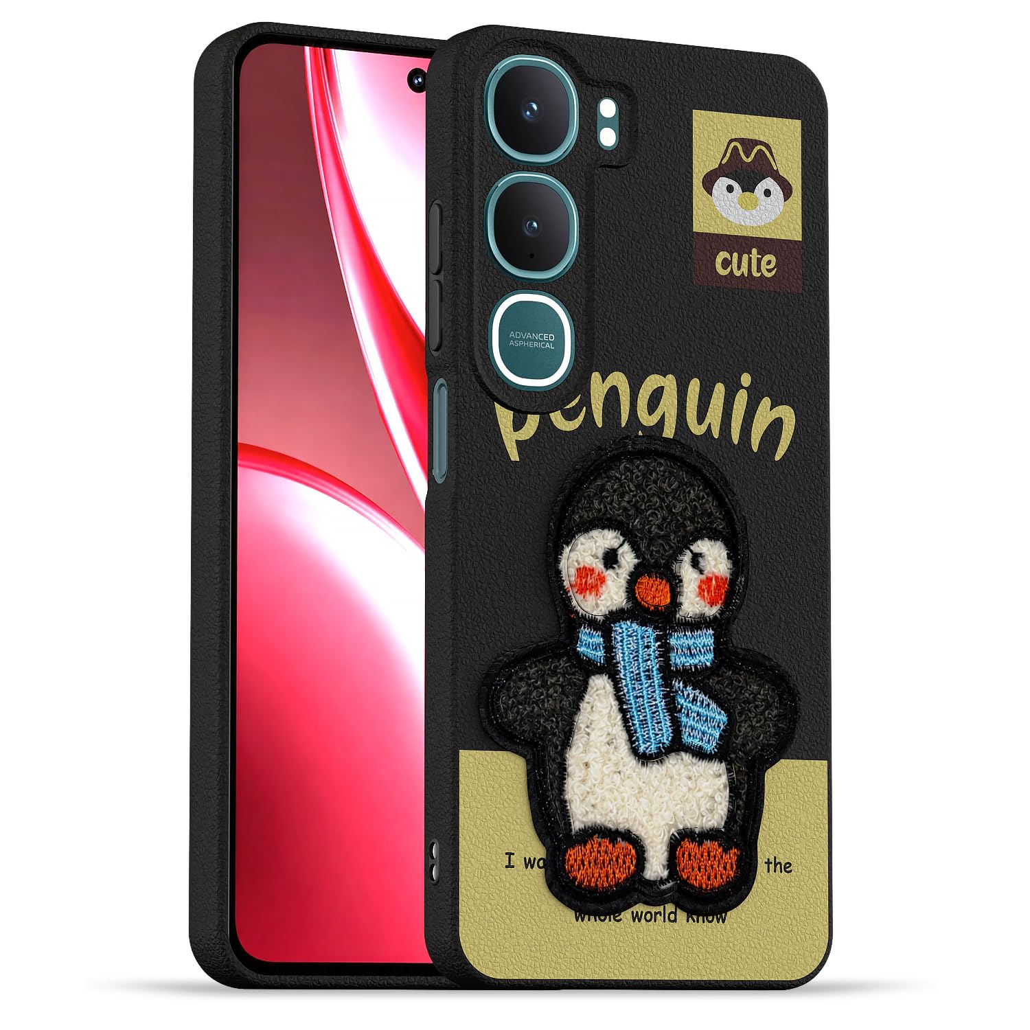 Pikkme Vivo Y31 5G black phone cover