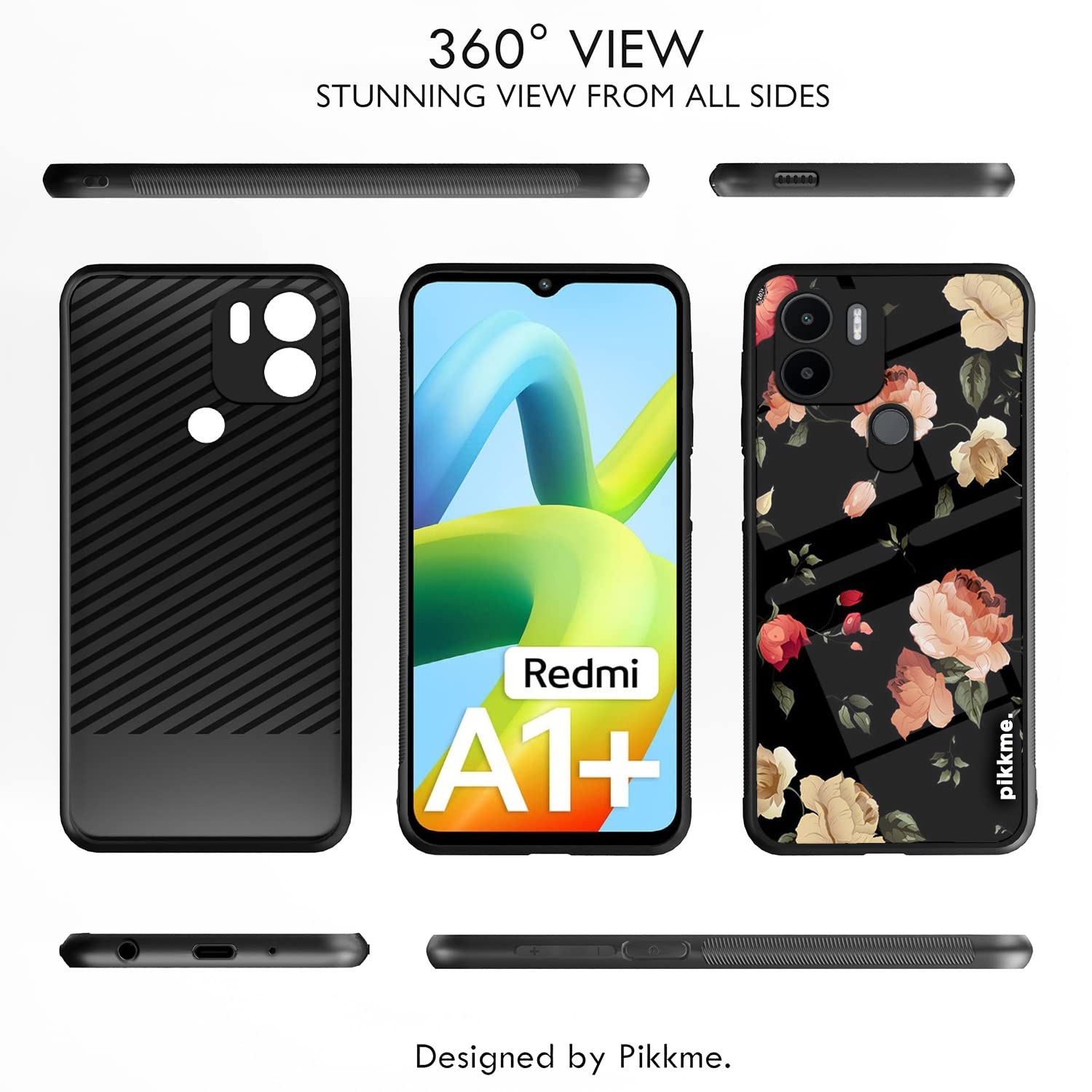 Flower Phone cover for Redmi A1 Plus/A2 Plus/Poco C50 – Pikkme – photo 2