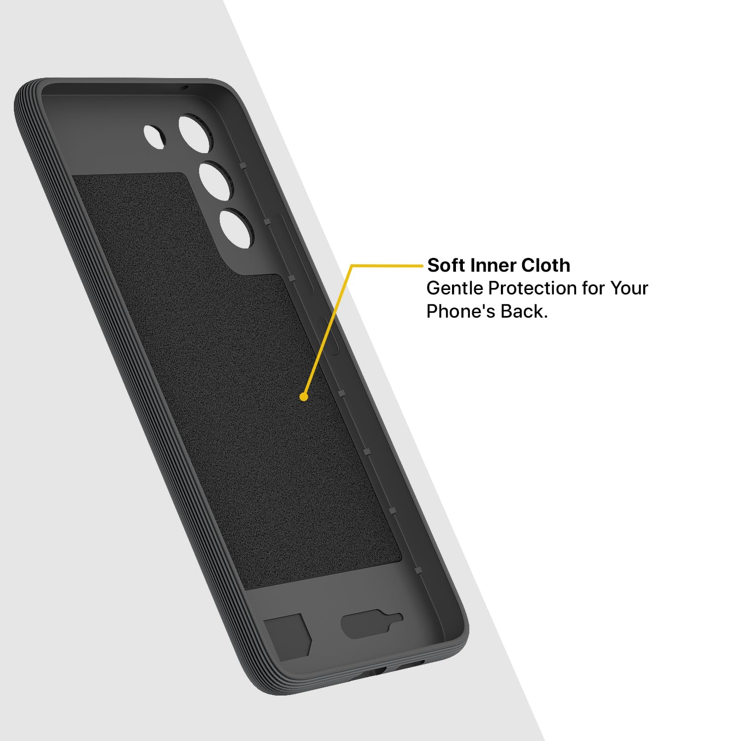 Pikkme Samsung Galaxy S21 FE 5G Gencase Back Cover (Grey)