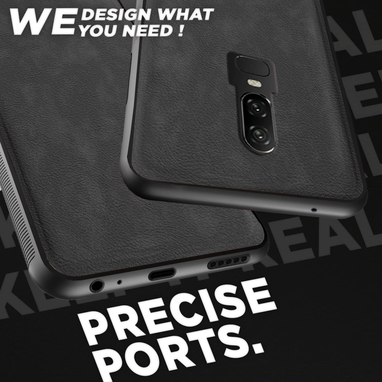 OnePlus 6 mobile back cover in grey by Pikkme – photo 4