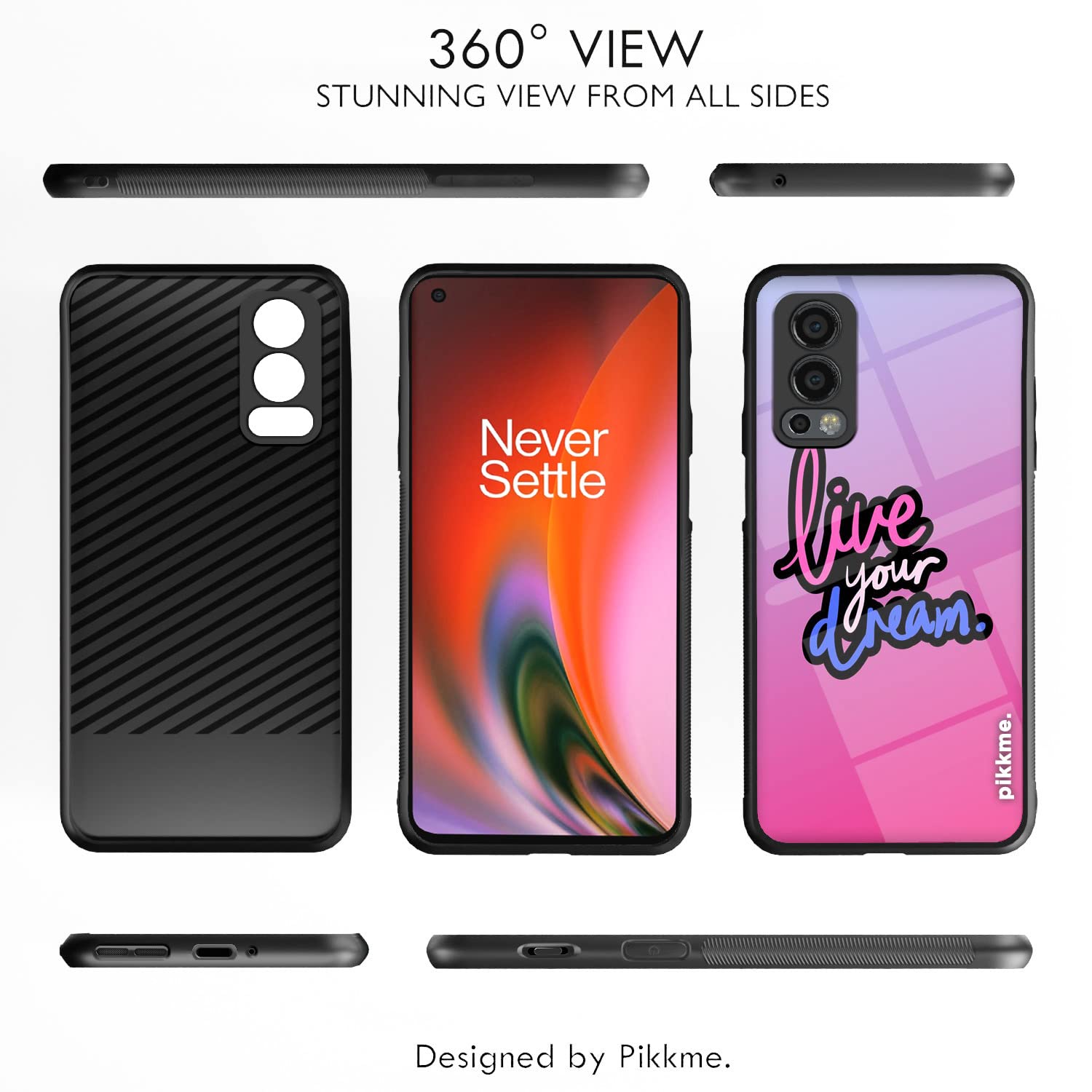 Hybrid Phone cover for OnePlus Nord 2 5G – Pikkme – photo 2