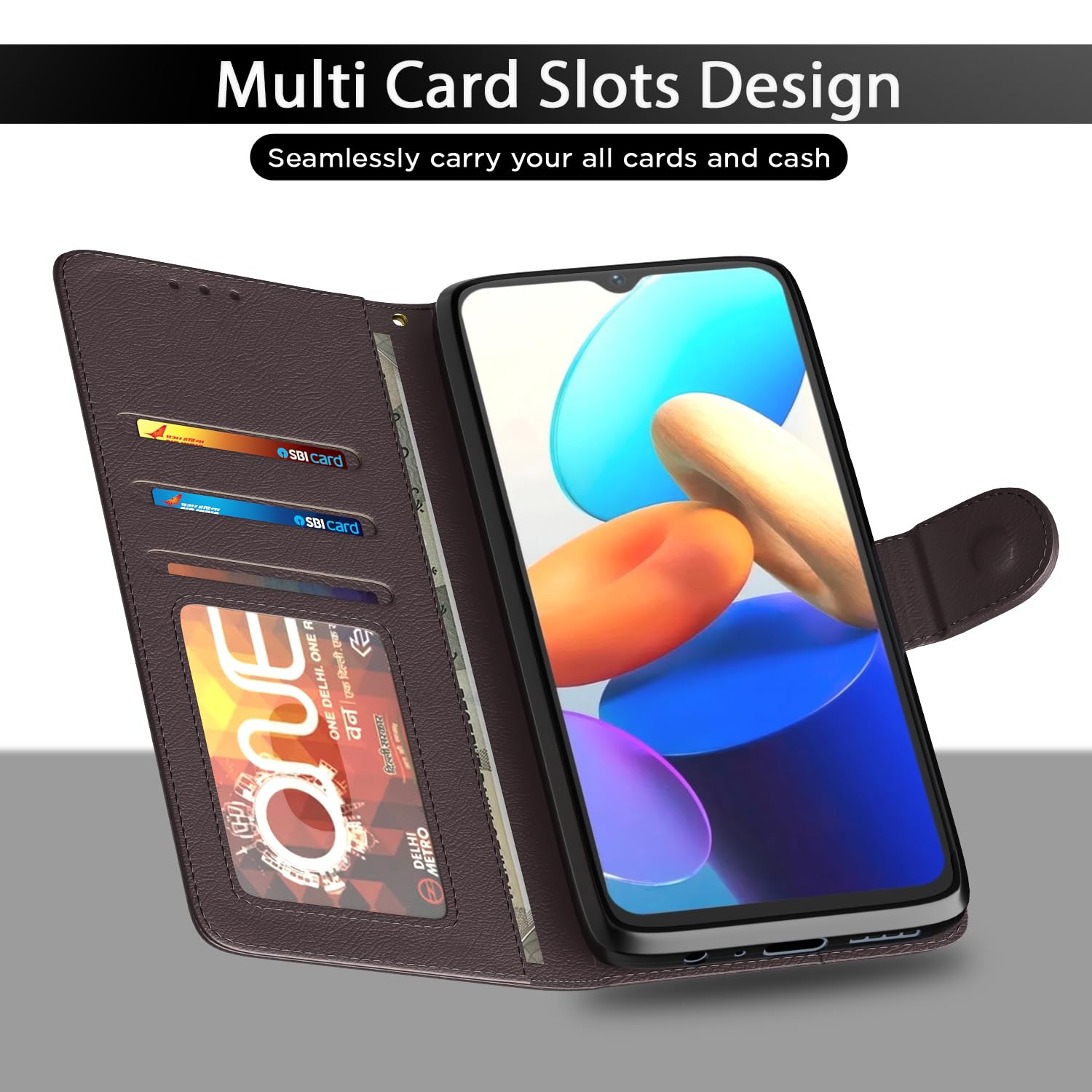 Pikkme Vivo Y35 coffee flip case – photo 5