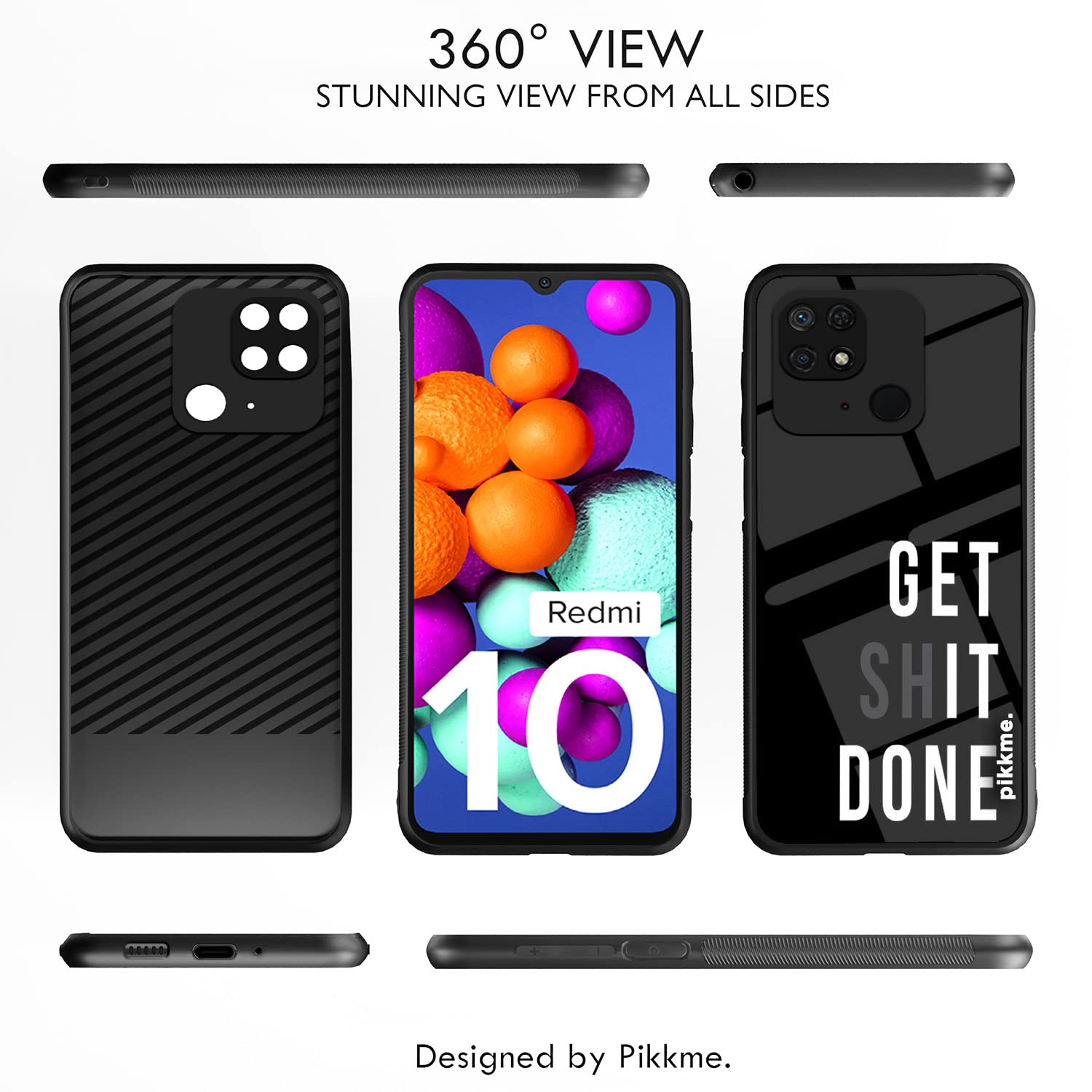 Redmi 10/10 Power Hybrid phone cover by Pikkme – photo 2