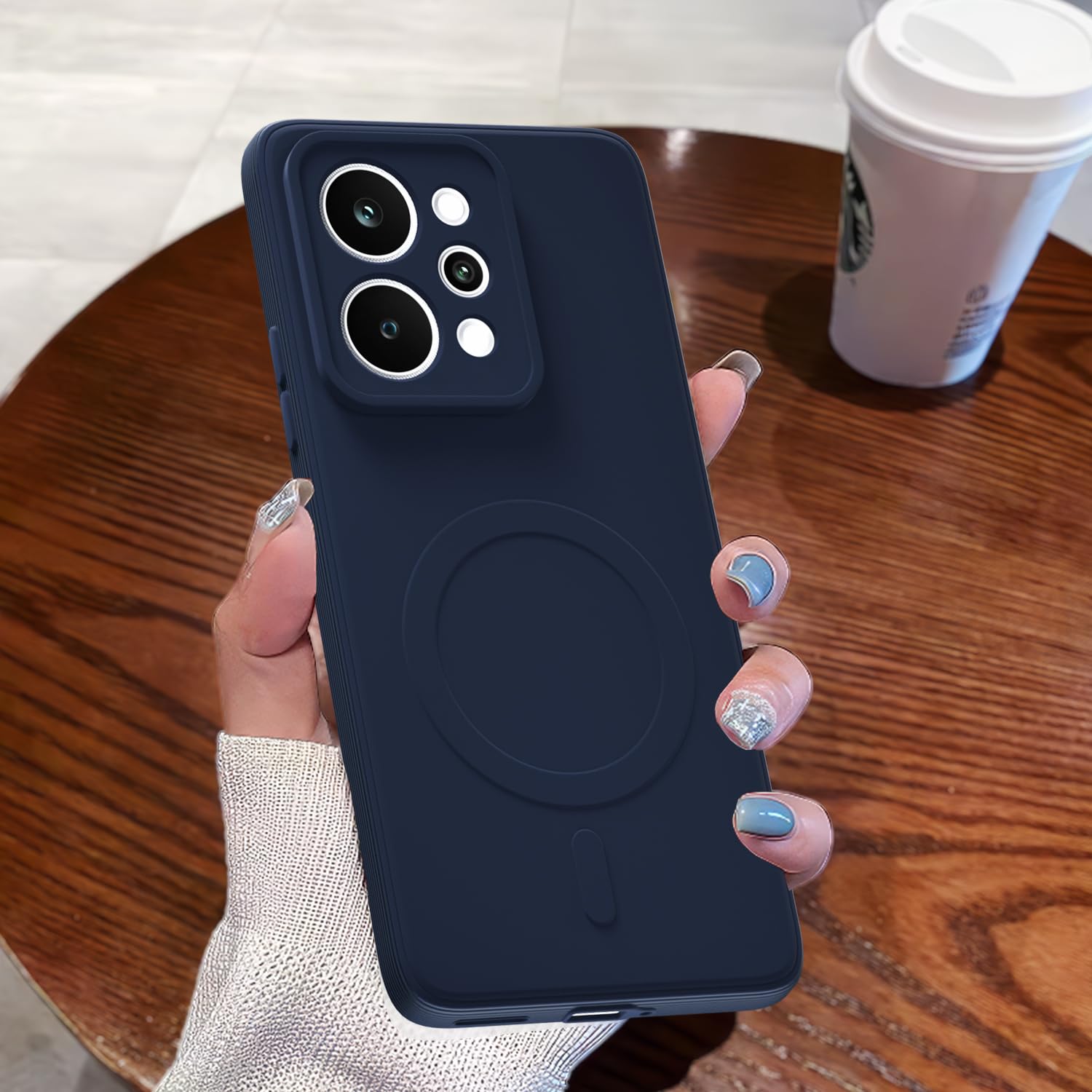 Realme P4 Power 5G MagSafe phone cover in blue by Pikkme – photo 7