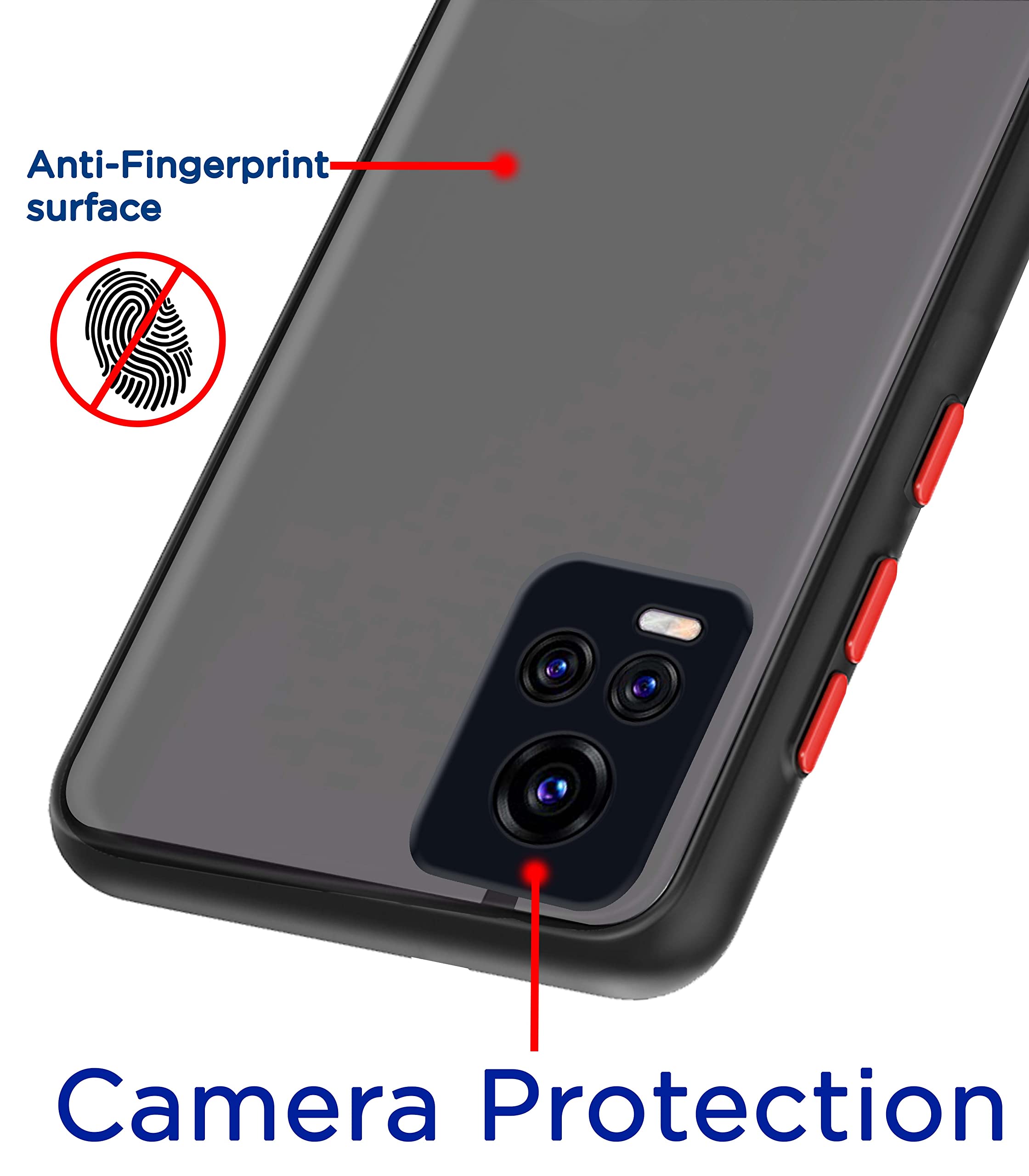Black Hybrid mobile cover for Vivo V20 Pro – Pikkme – photo 2