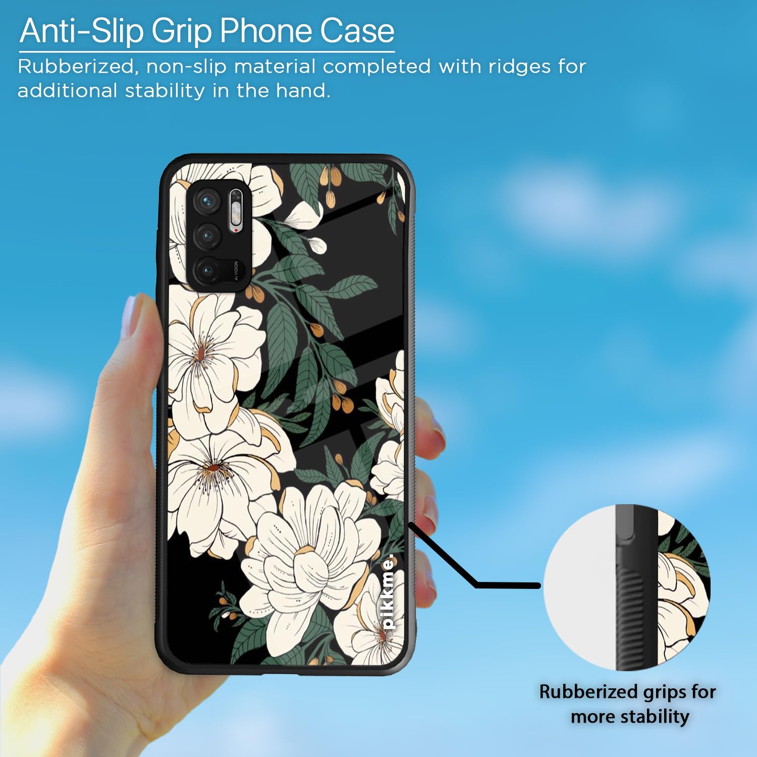 Redmi Note 10T/Poco M3 Pro 5G Flower mobile back cover by Pikkme – photo 5