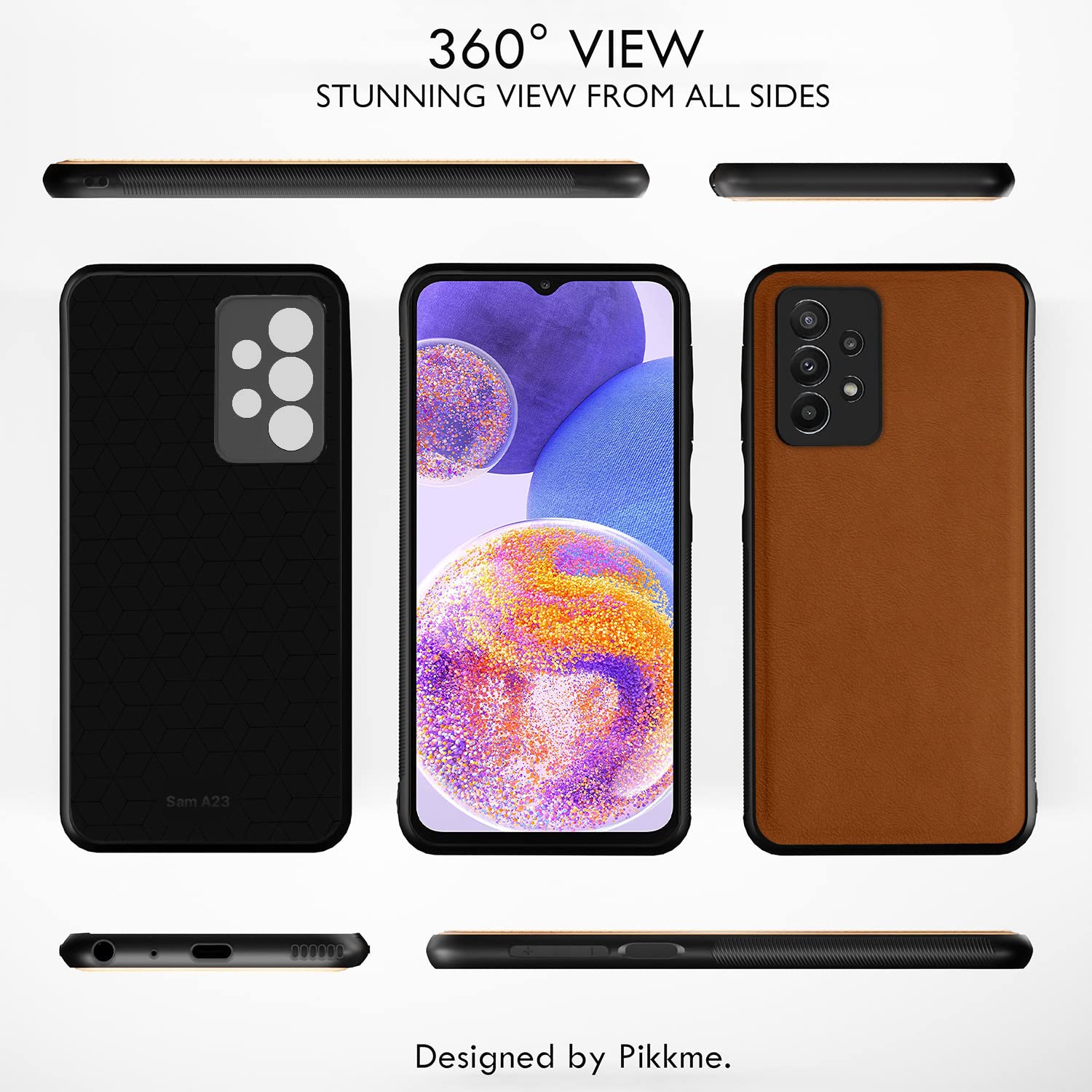 Samsung A23 4G/A23 5G mobile back cover in camel by Pikkme – photo 3