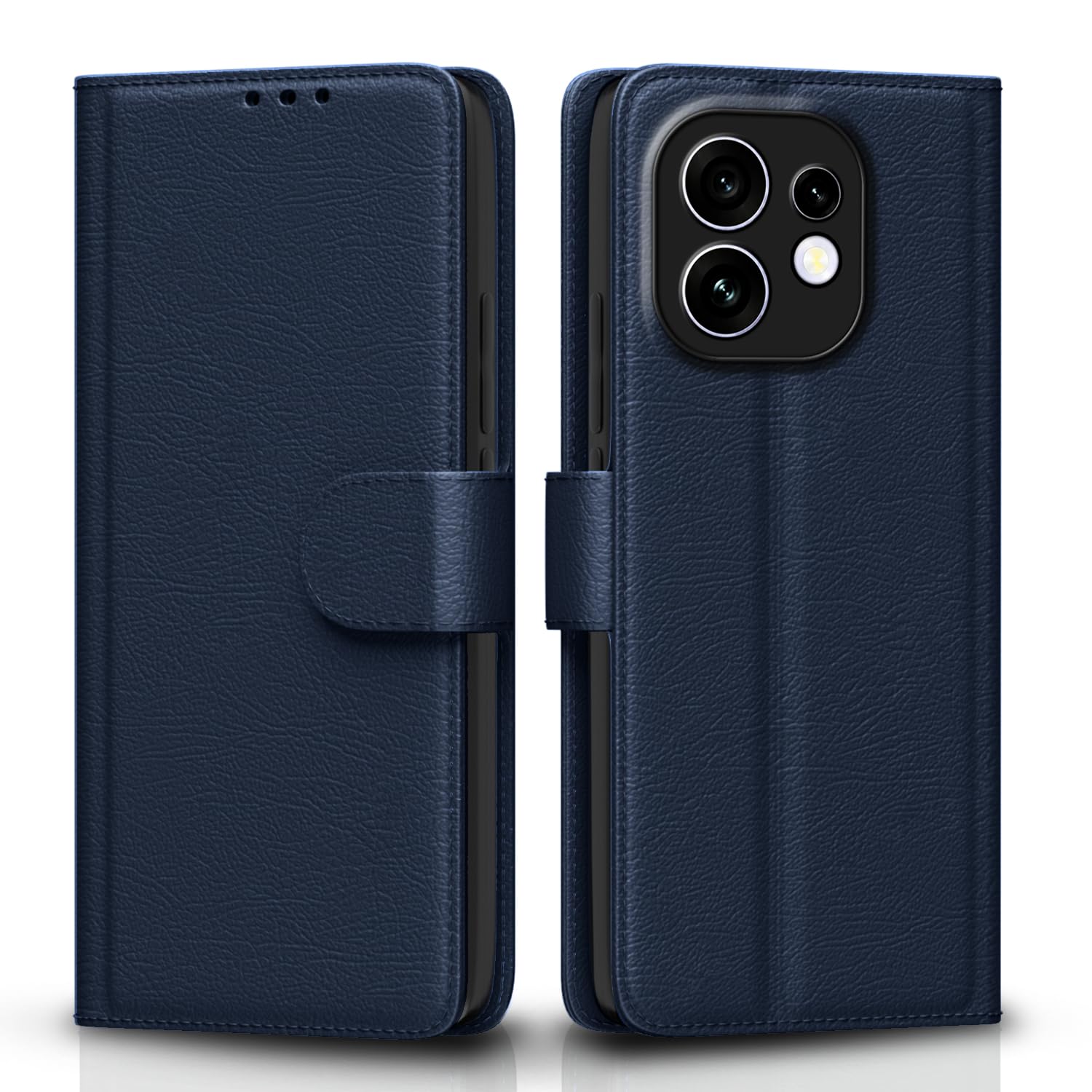 Oppo Reno 16 5G mobile flip cover in blue by Pikkme