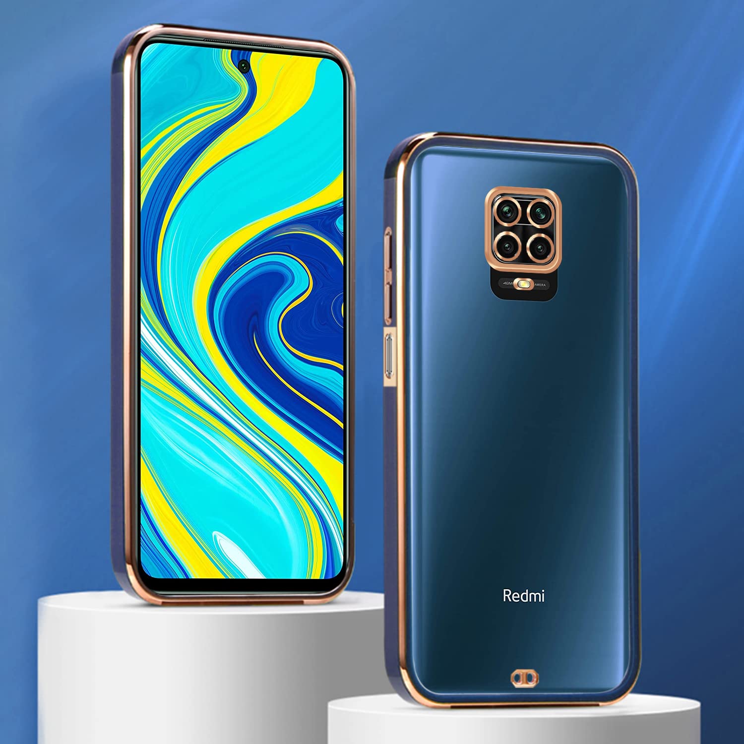 Pikkme blue Chrome back cover for Redmi Note 10 Lite/Note 9 Pro/Note 9 Pro Max – photo 5