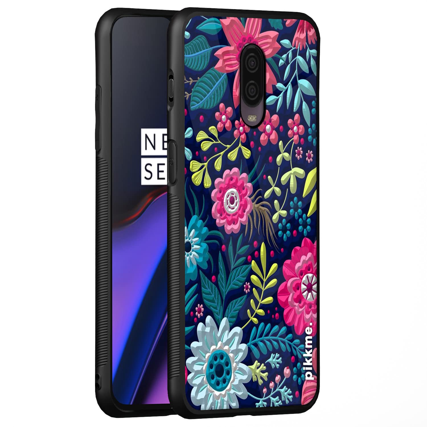 Pikkme OnePlus 7 Flower mobile back cover
