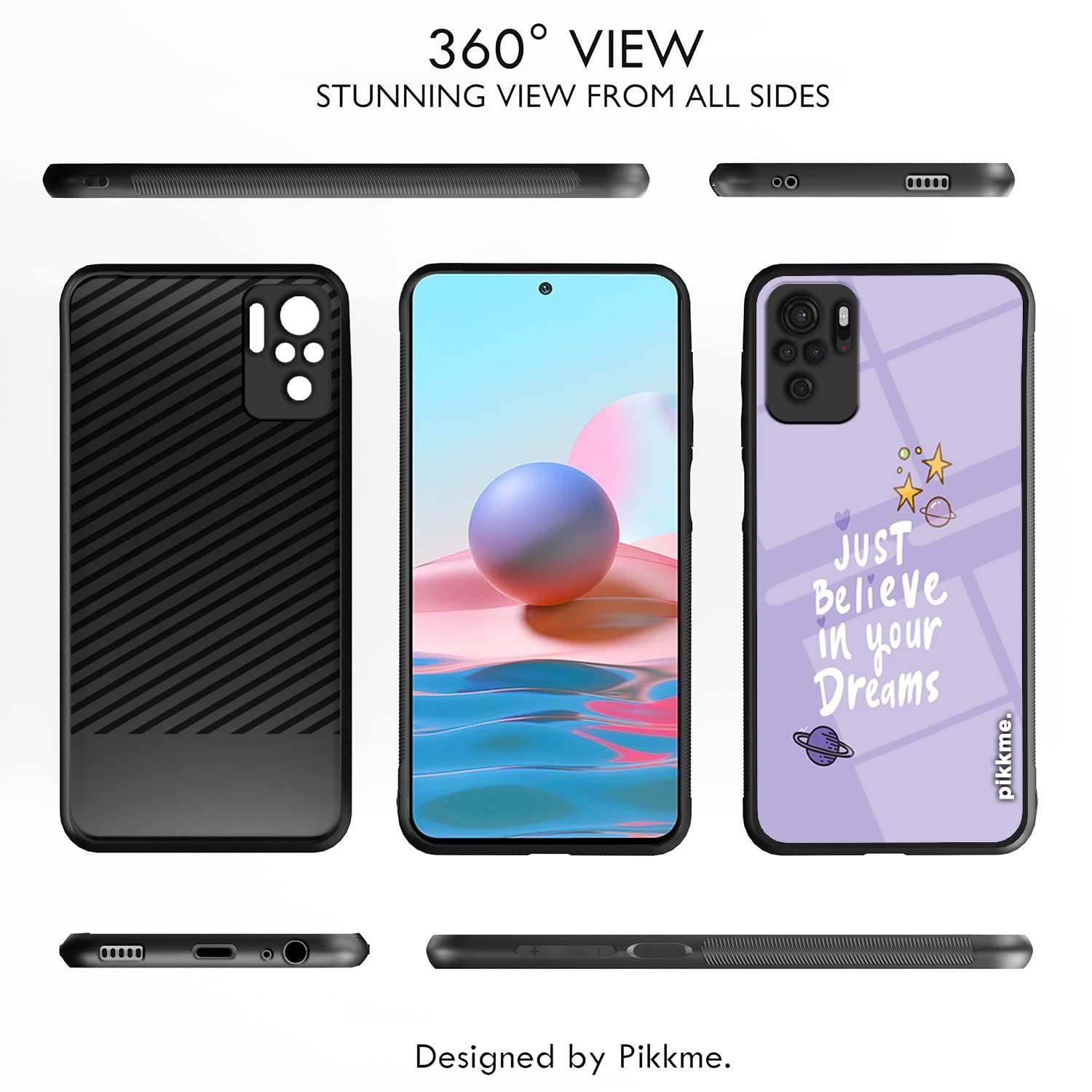 Redmi Note 10/Note 10s Hybrid back cover by Pikkme – photo 2