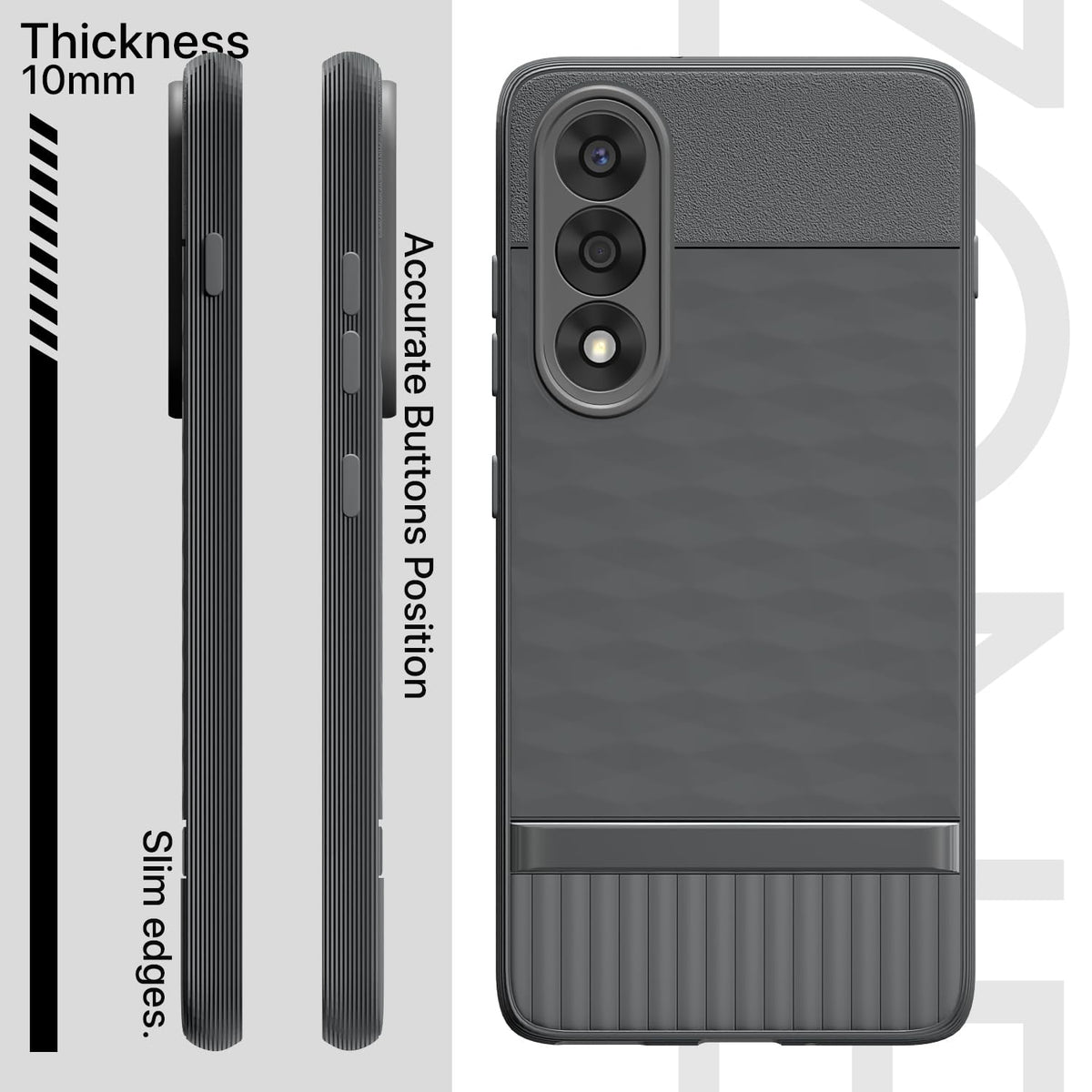 OnePlus Nord 5 5G Silicone back cover in grey by Pikkme – photo 3