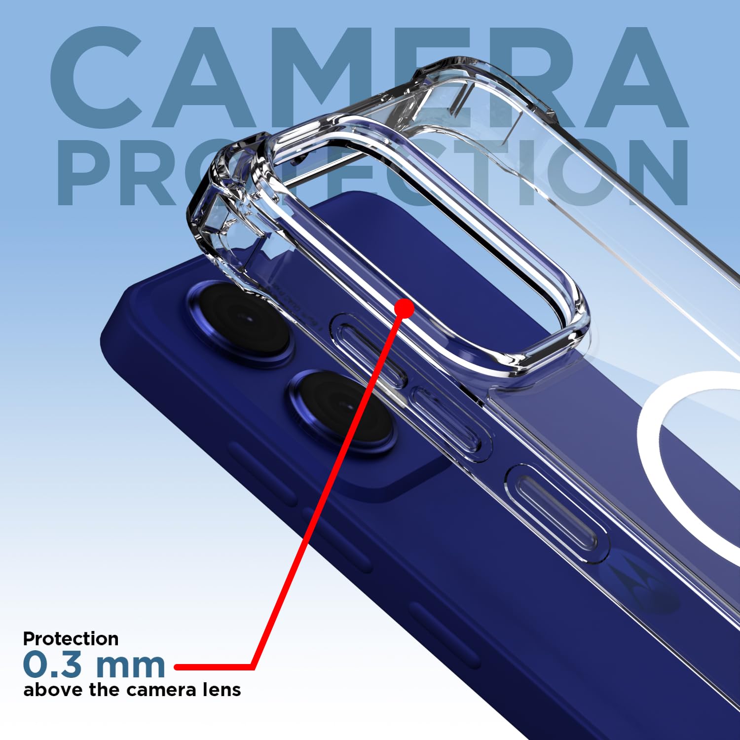 Pikkme transparent mag-safe MagSafe mobile back cover for Moto G85 5G – photo 5