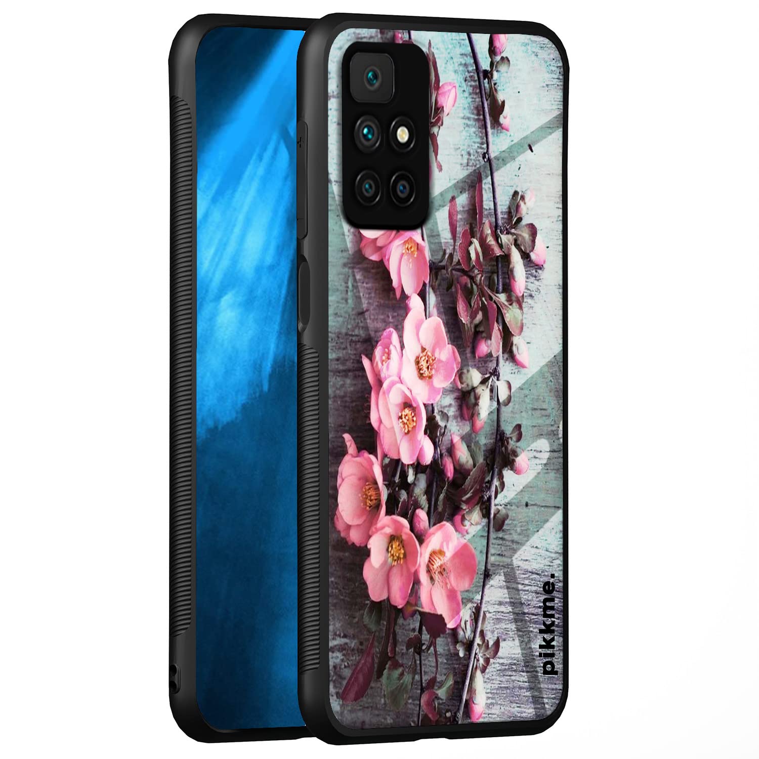 Pikkme Redmi 10 Prime Flower mobile back cover