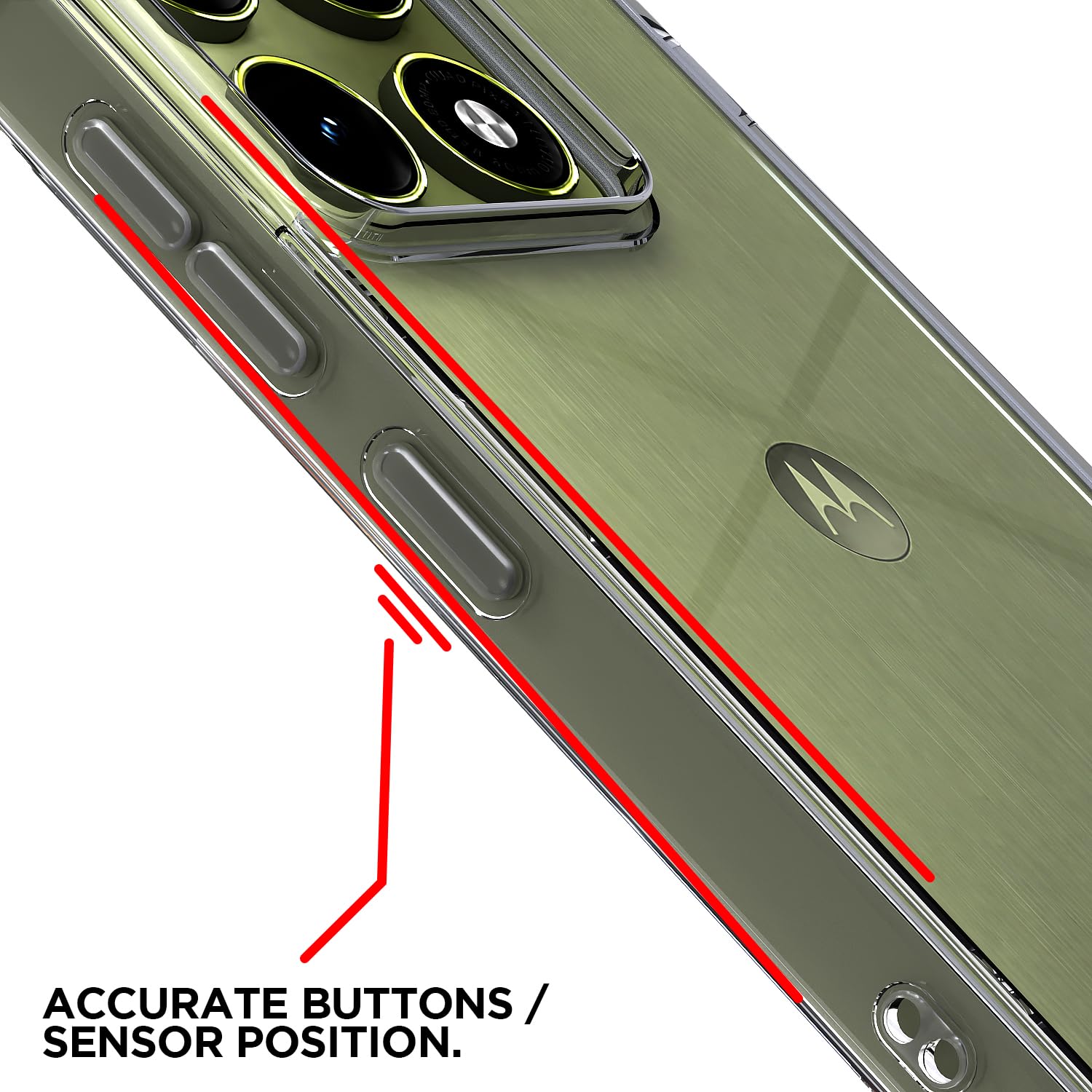 Moto Edge 70 Pro 5G Clear phone cover in transparent by Pikkme – photo 6