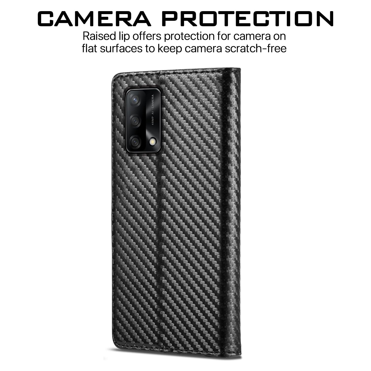 Pikkme Oppo F19/F19s/A74 black flip case – photo 2