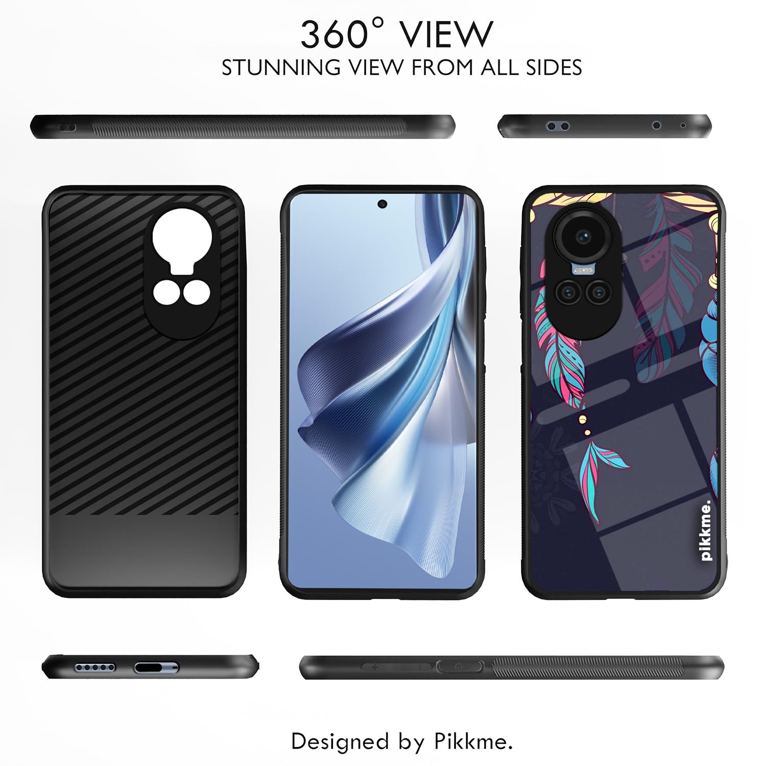 Pikkme Flower mobile back cover for Oppo Reno 10 5G – photo 2