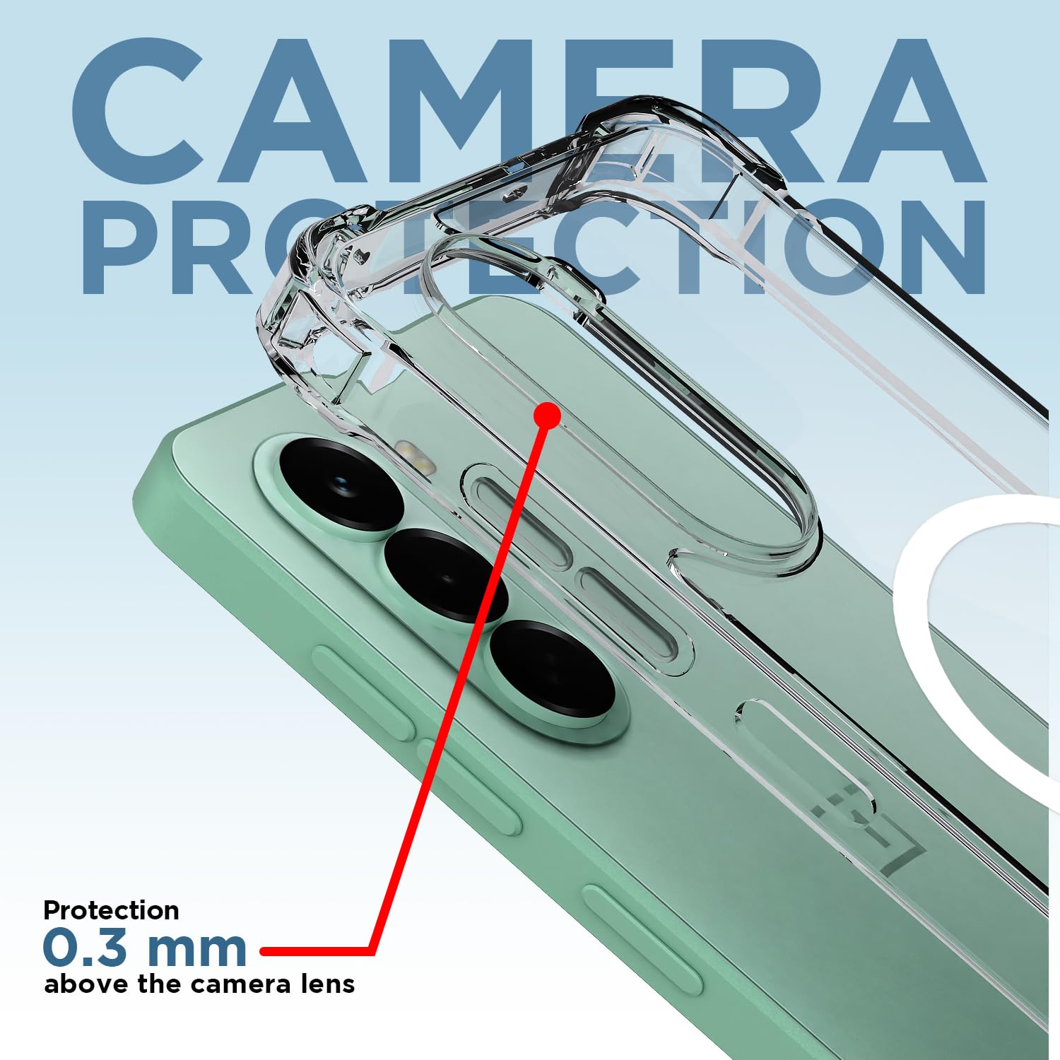 Transparent mag-safe MagSafe mobile cover for OnePlus Nord CE 6 Lite 5G – Pikkme – photo 5