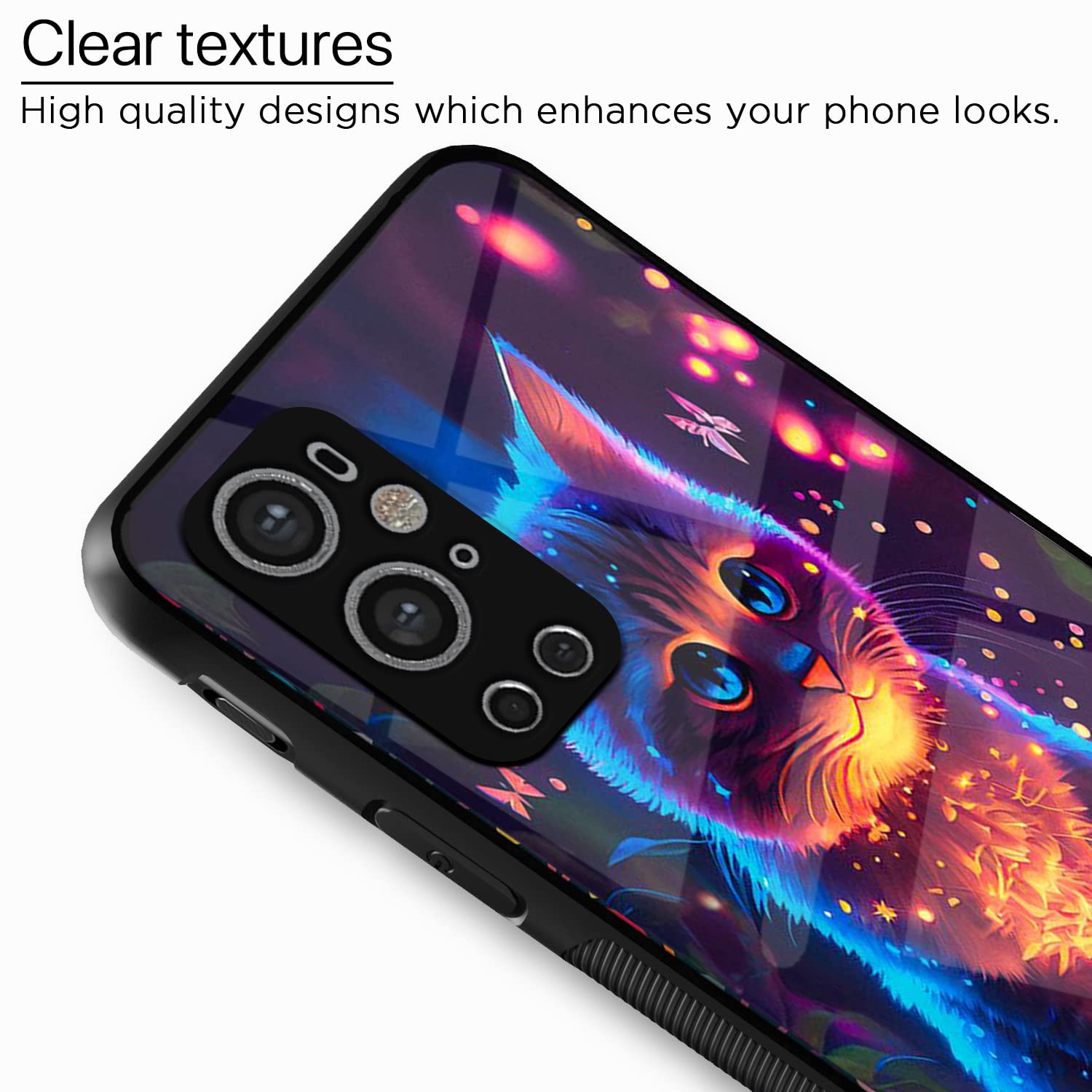 OnePlus 9 Pro Cat mobile cover by Pikkme – photo 4