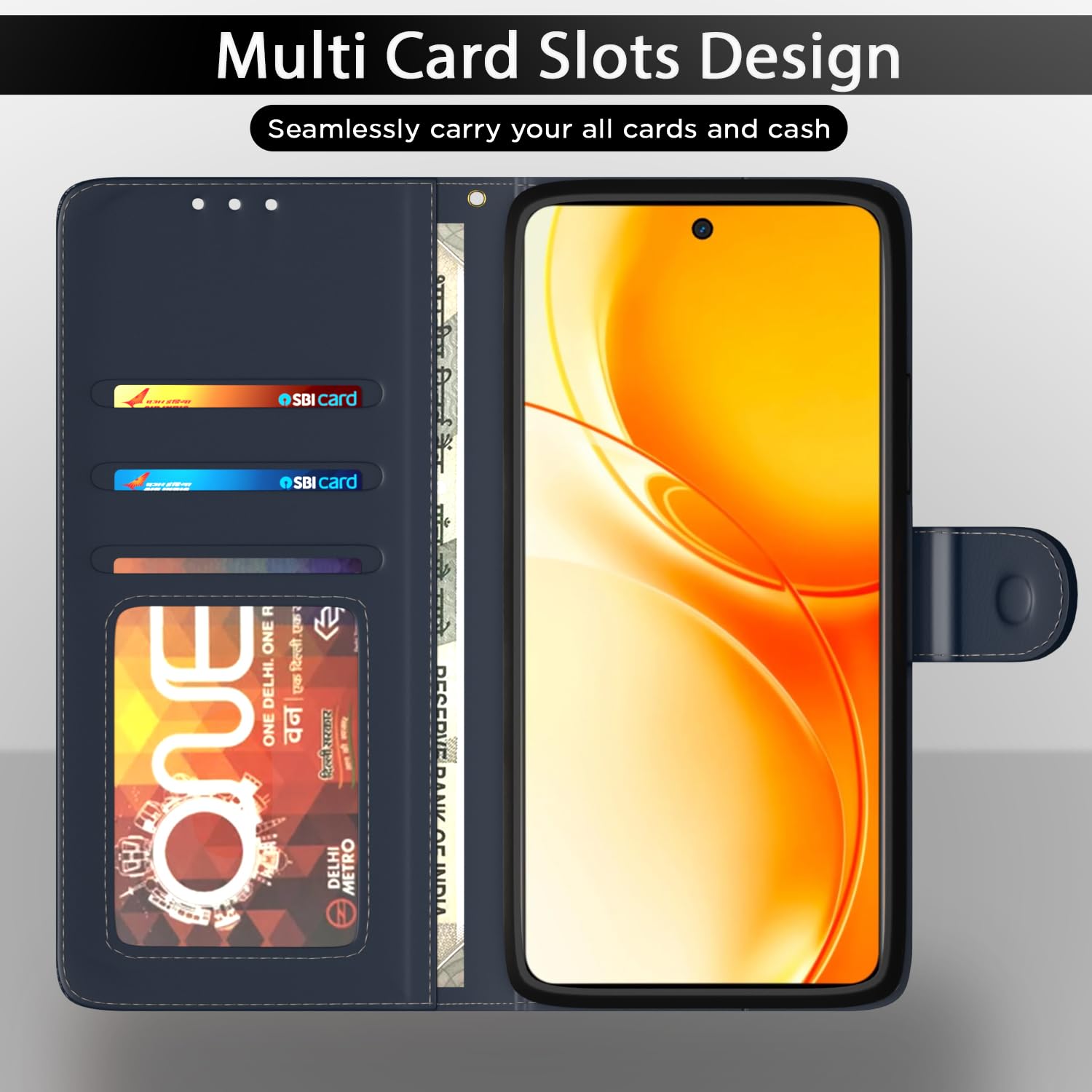 Blue flip cover for Realme P4 Power 5G – Pikkme – photo 5