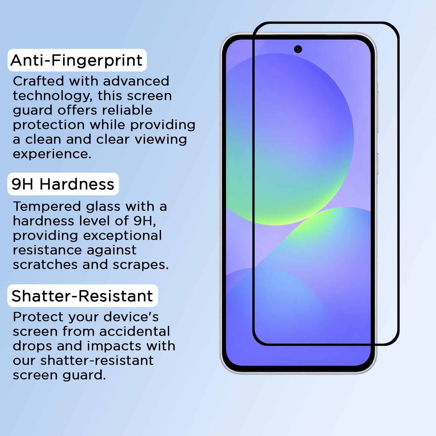Pikkme tempered glass for Samsung A36/A24 FE/A56 5G – photo 7